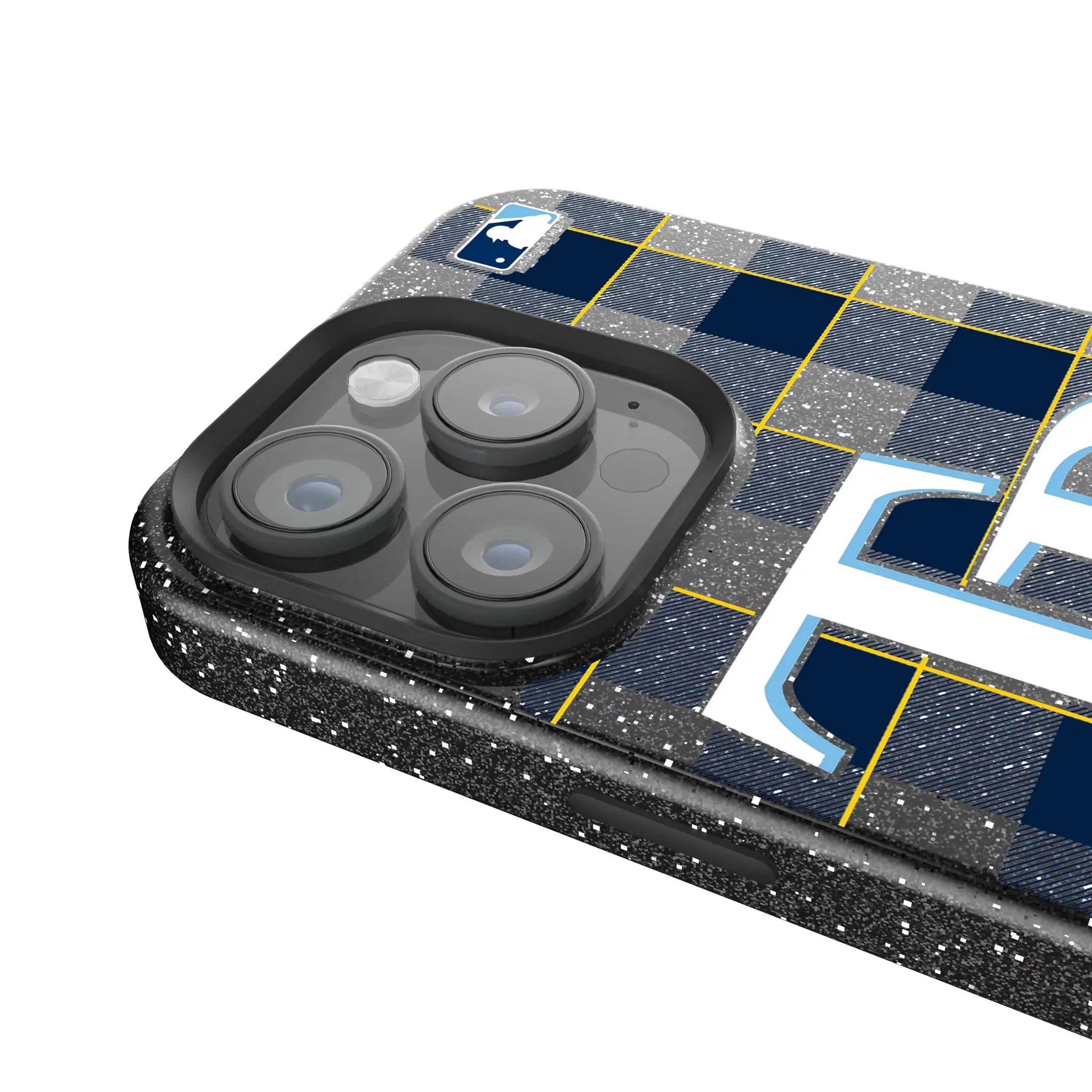 Tampa Bay Rays Plaid Bling Phone Case