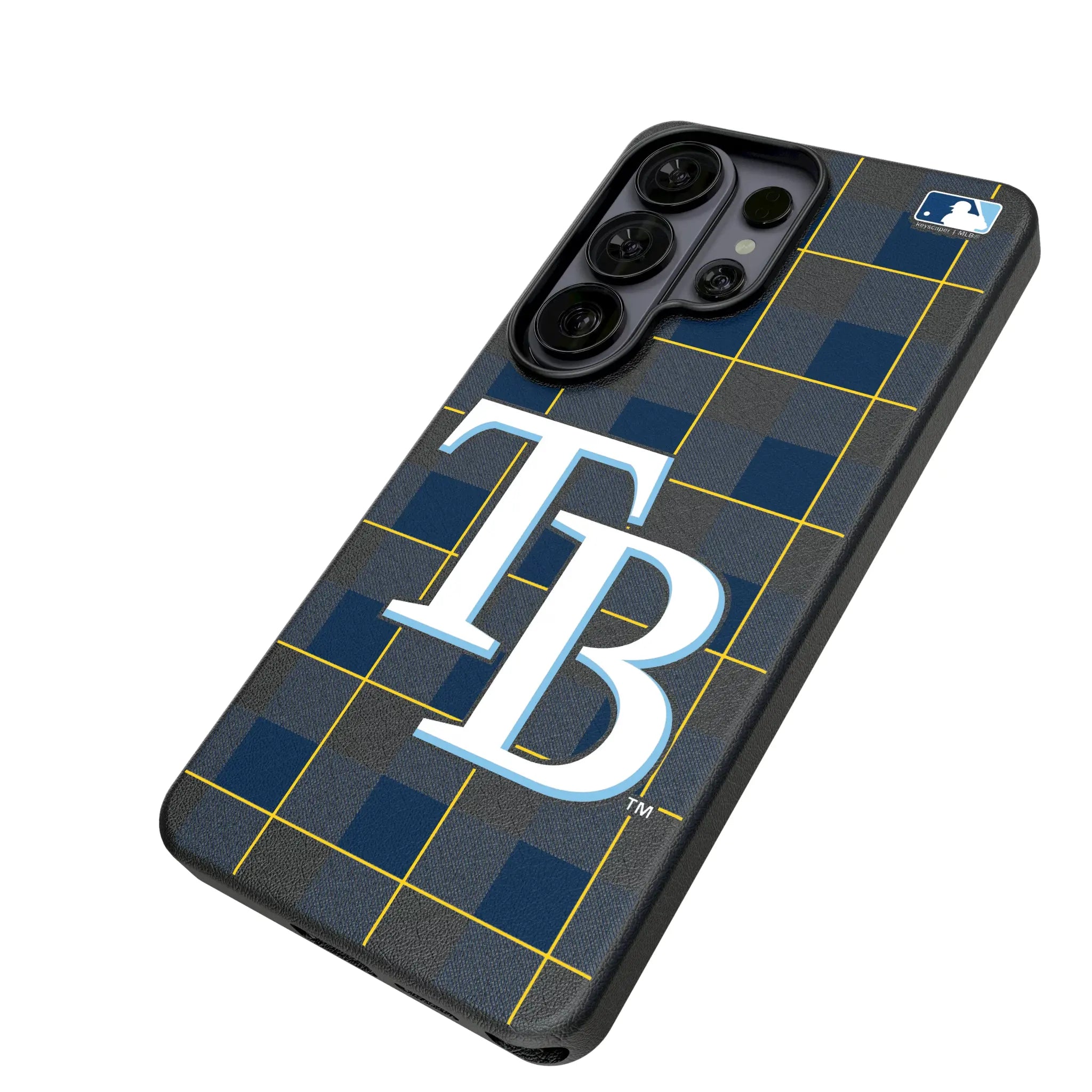 Tampa Bay Rays Plaid MagSafe Compatible Phone Case for Samsung Galaxy