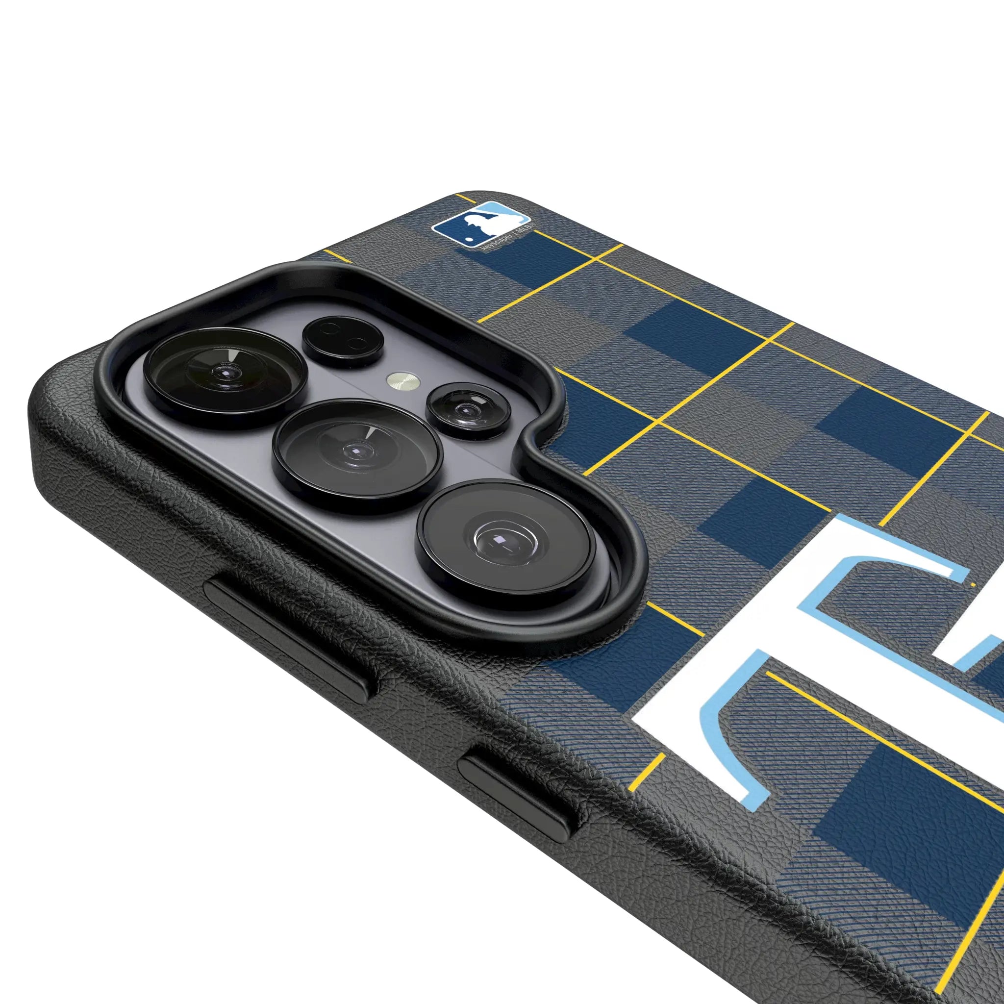 Tampa Bay Rays Plaid MagSafe Compatible Phone Case for Samsung Galaxy