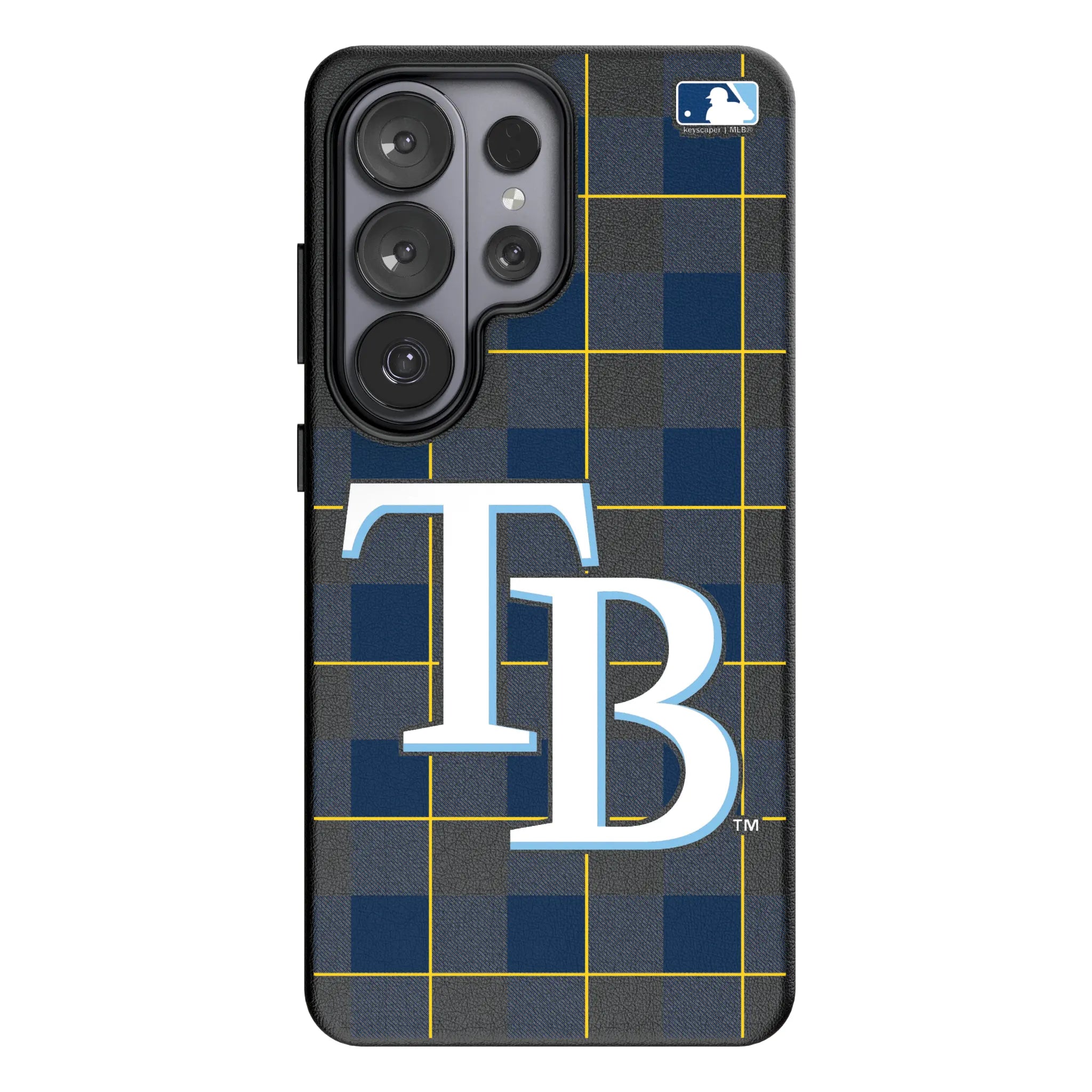 Tampa Bay Rays Plaid MagSafe Compatible Phone Case for Samsung Galaxy