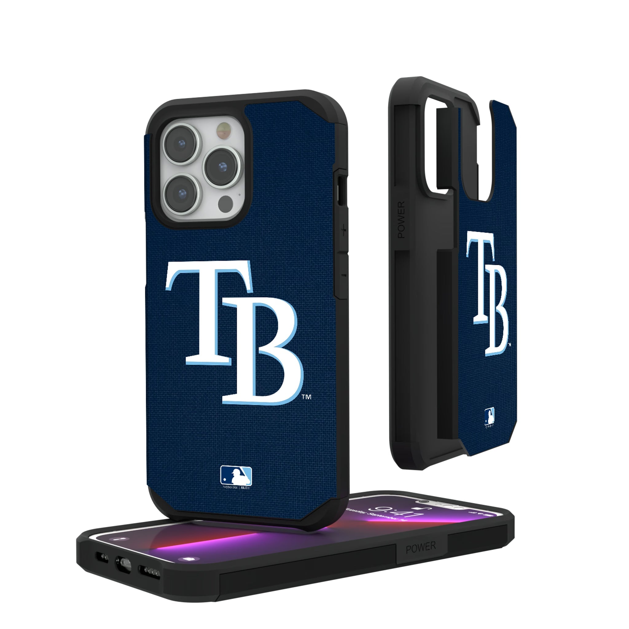 Tampa Bay Rays Solid Rugged Phone Case - Sports Gifts, Sports Memorabilia, Sports Collectibles, Fan Shop