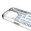 Tampa Bay Rays Text Backdrop Clear Phone Case for Apple iPhone
