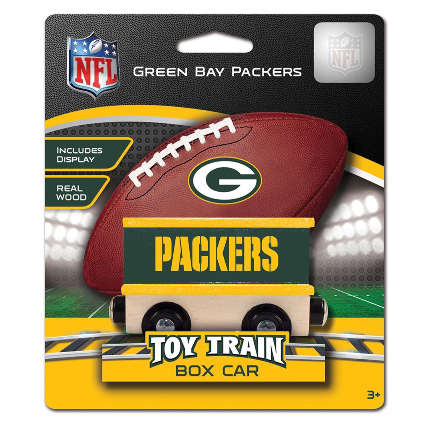 Green Bay Packers Toy Train Box Car - Official NFL Merchandise