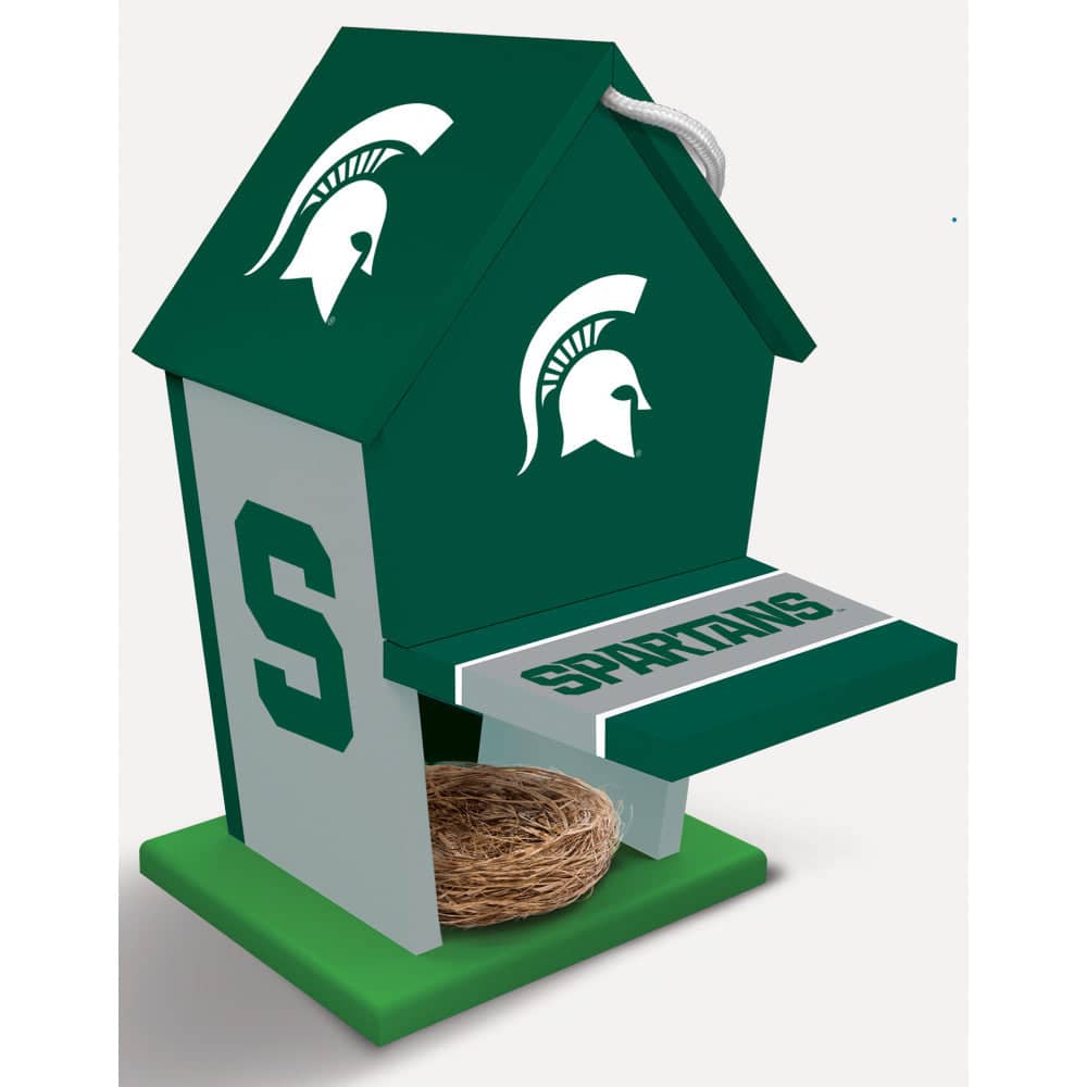 Michigan State Spartans Birdhouse Decor - Sports Gifts, Sports Memorabilia, Sports Collectibles, Fan Shop