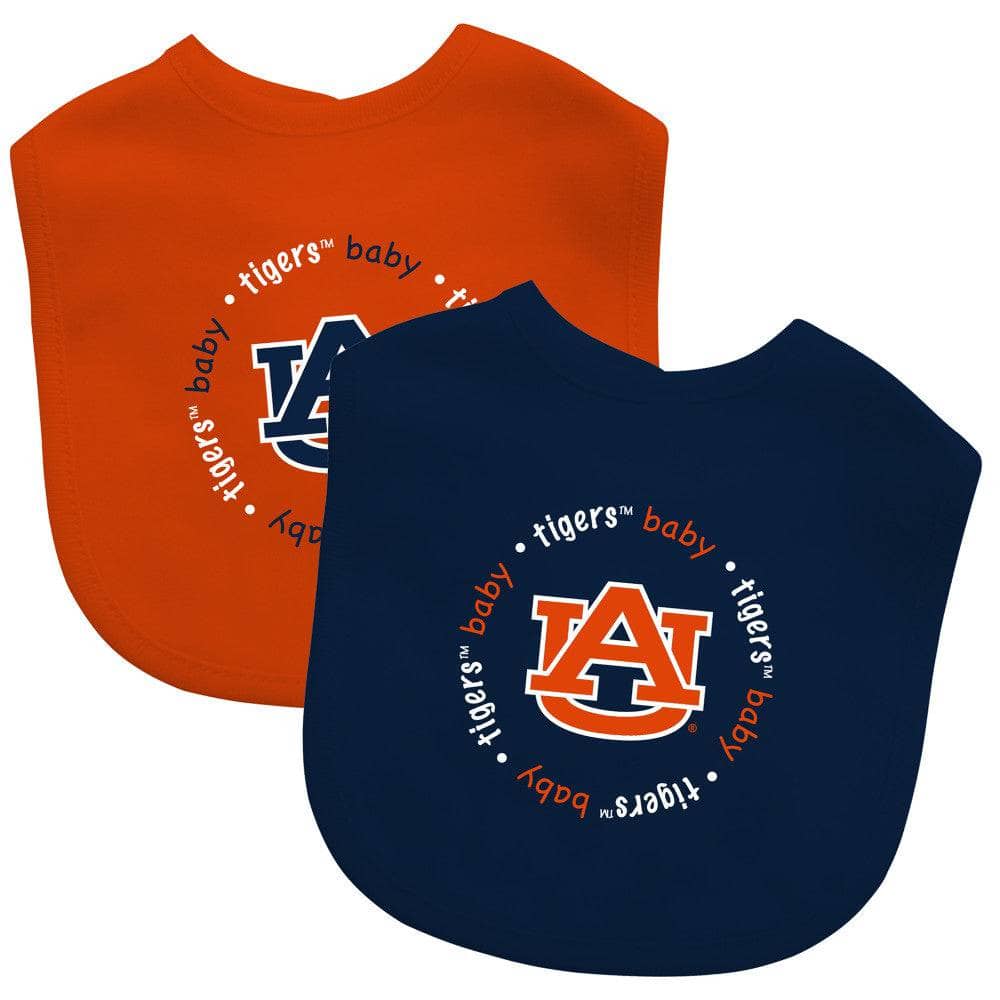Auburn Tigers Baby Bibs 2-Pack: Perfect for Little Fans