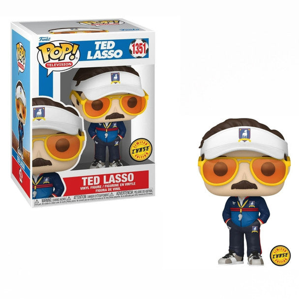 Funko Pop! Television 1351 Ted Lasso Vinyl Pop Action Figure Chase Edition NRFB - Sports Collectibles, Sports Memorabilia, Sports Fan Shop, Sports Gifts