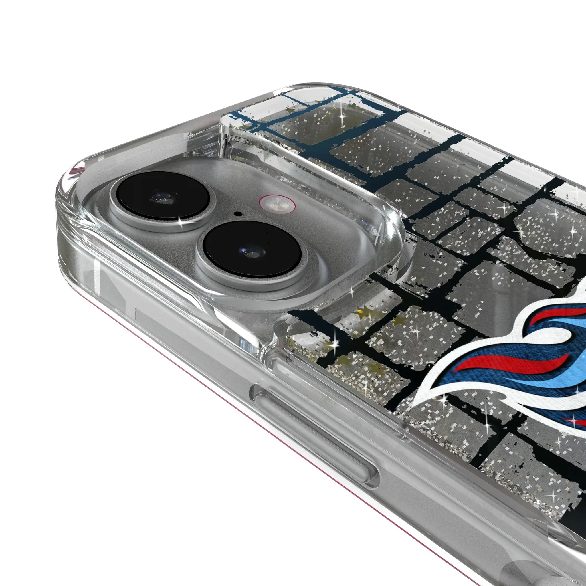 Tennessee Titans Brick Glitter Phone Case for Apple iPhone