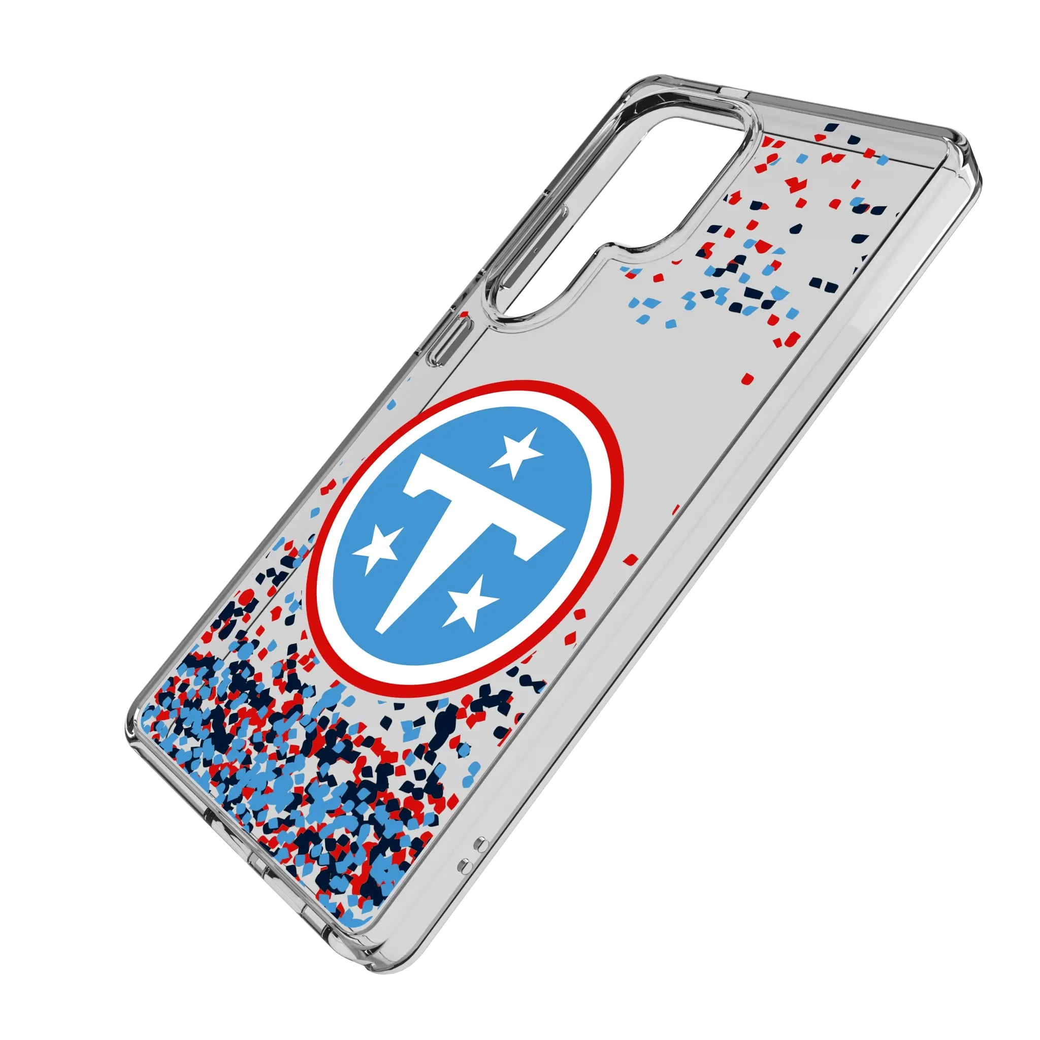Tennessee Titans Confetti Clear Phone Case for Samsung Galaxy