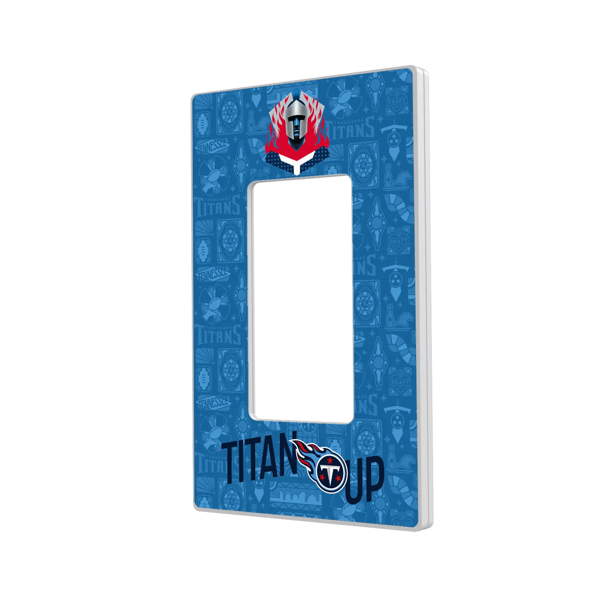 Tennessee Titans 2024 Illustrated Limited Edition Hidden-Screw Light Switch Plate