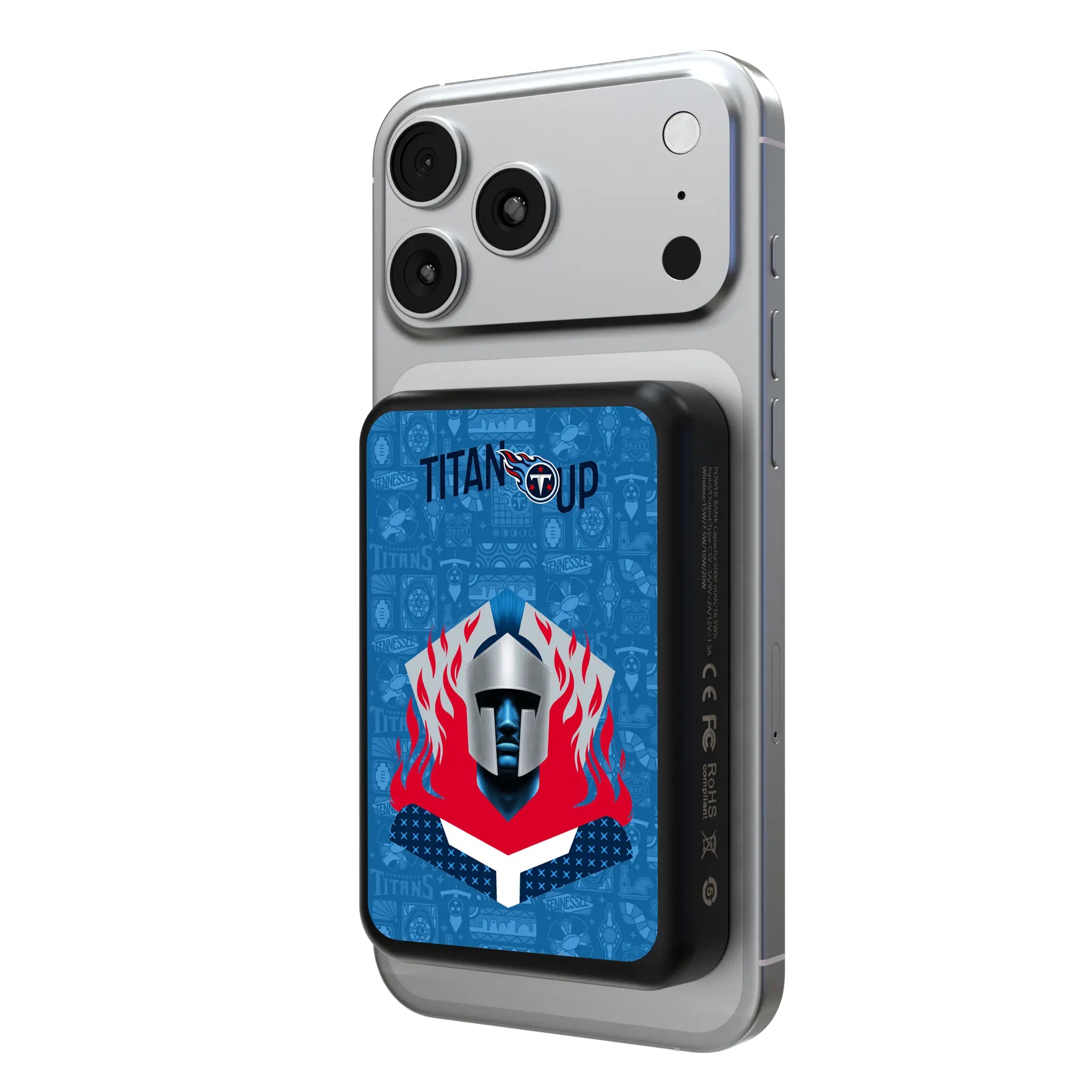 Tennessee Titans 2024 Illustrated Limited Edition Wireless Mag Power Bank
