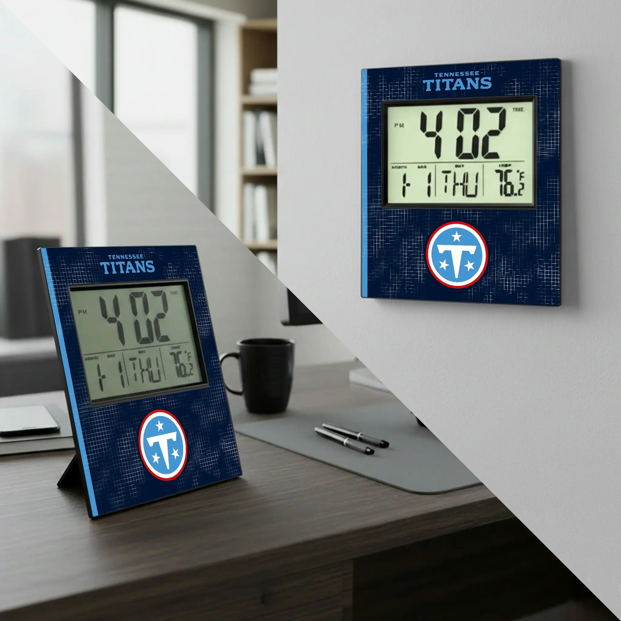 Tennessee Titans Hatch Wall Clock