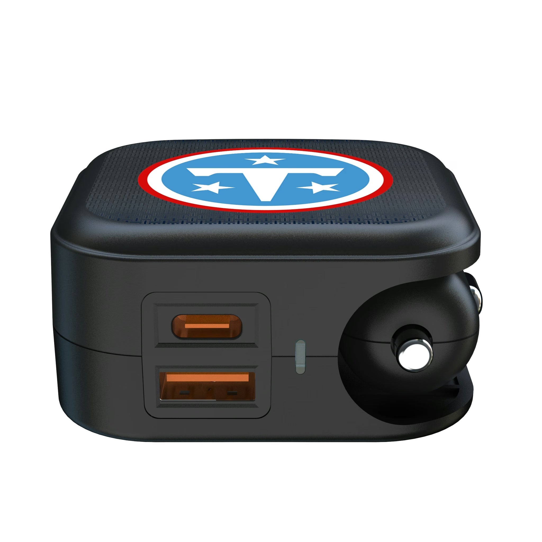 Tennessee Titans Linen 2 in 1 USB A/C Charger - Sports Gifts, Sports Memorabilia, Sports Collectibles, Fan Shop