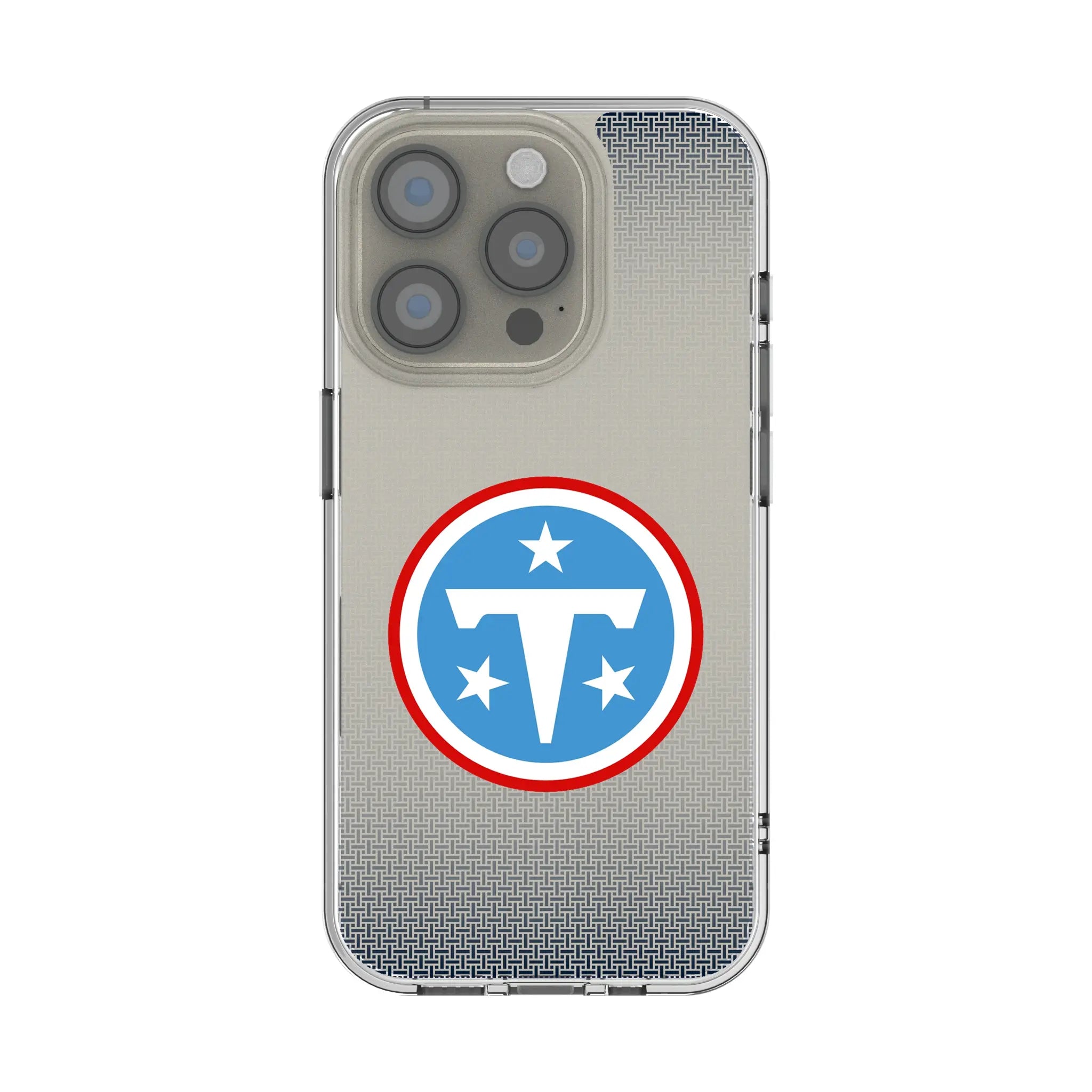 Tennessee Titans Linen Clear Phone Case for Apple iPhone