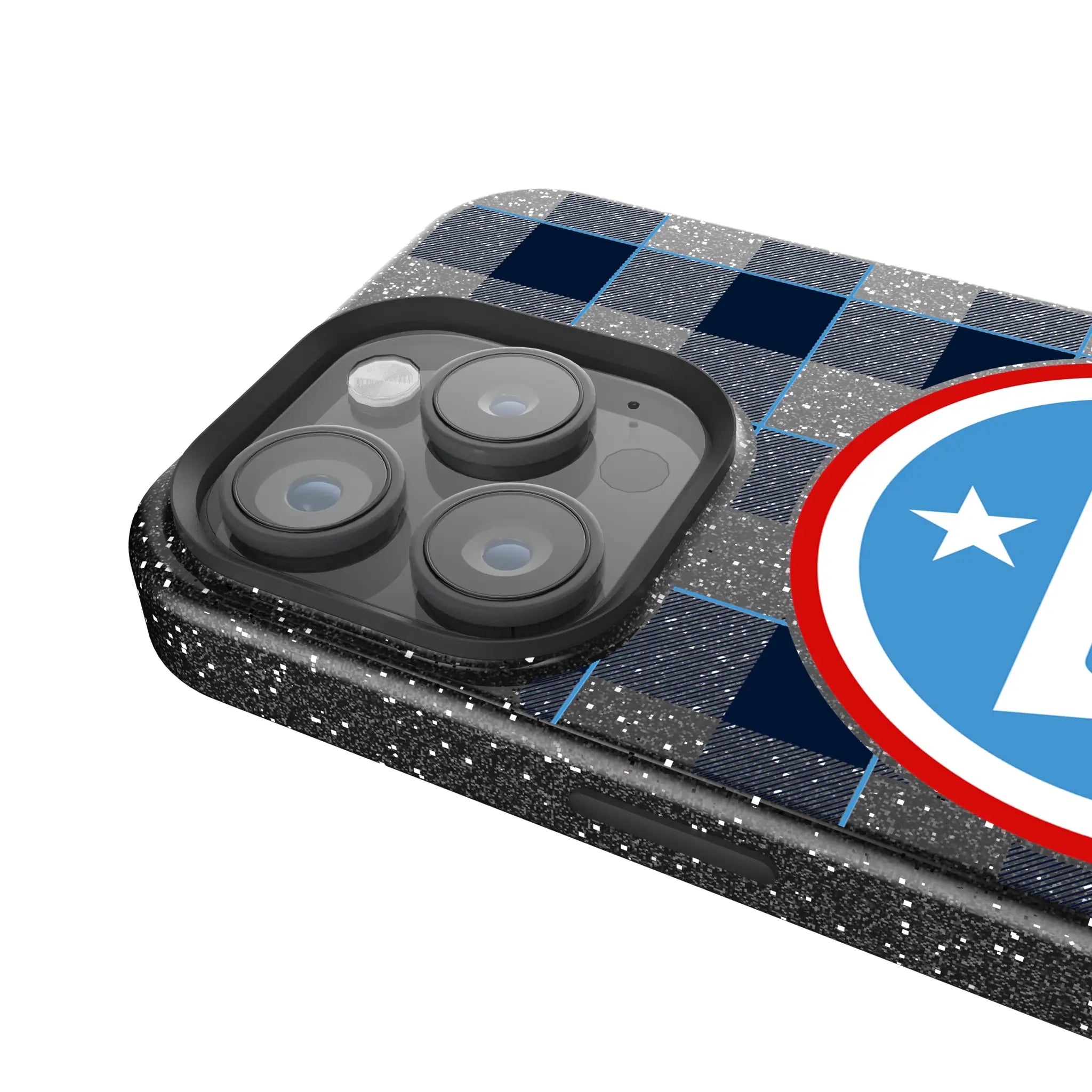 Tennessee Titans Plaid Bling Phone Case
