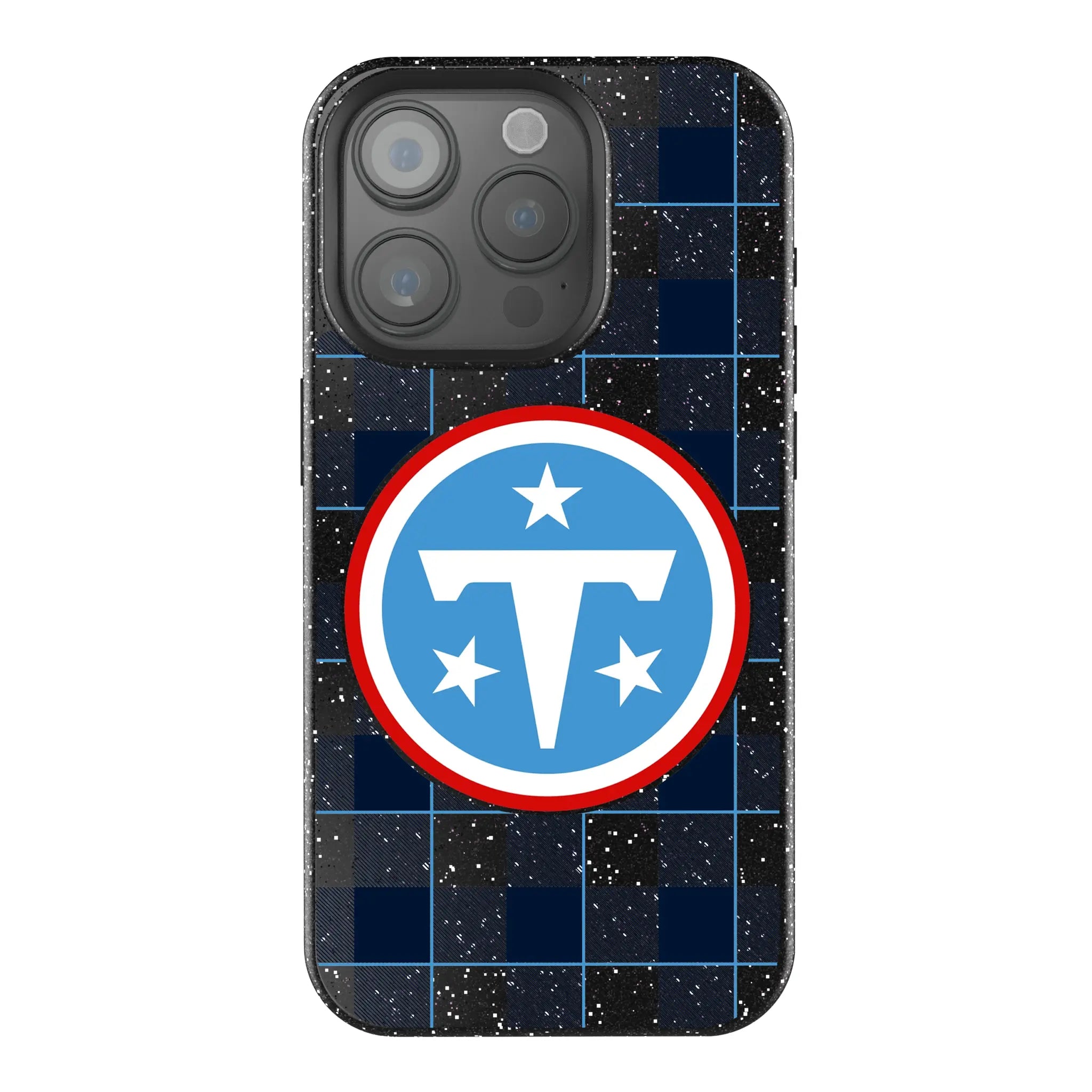 Tennessee Titans Plaid Bling Phone Case