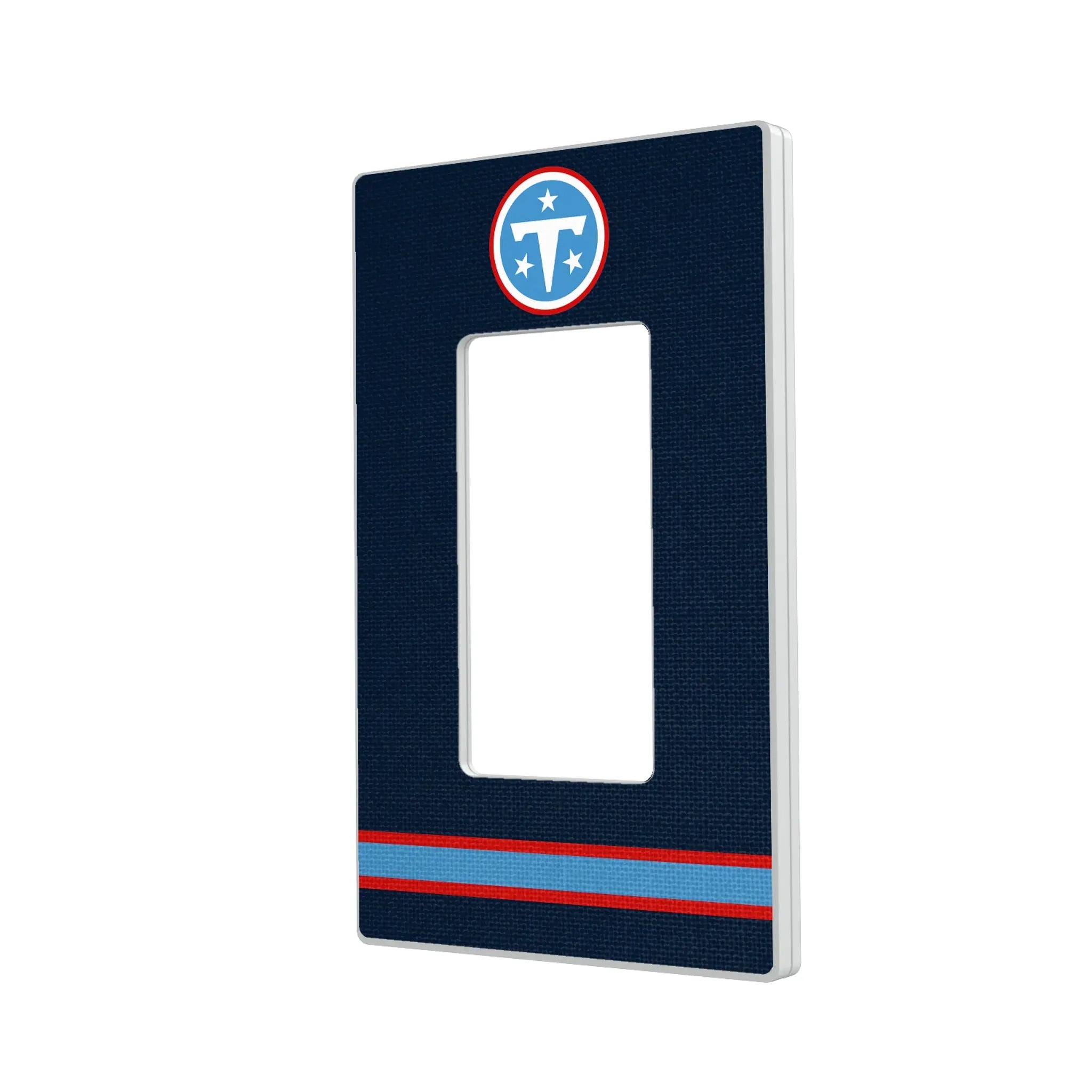 Tennessee Titans Stripe Hidden-Screw Light Switch Plate