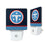 Tennessee Titans Stripe Night Light 2-Pack - Sports Gifts, Sports Memorabilia, Sports Collectibles, Fan Shop