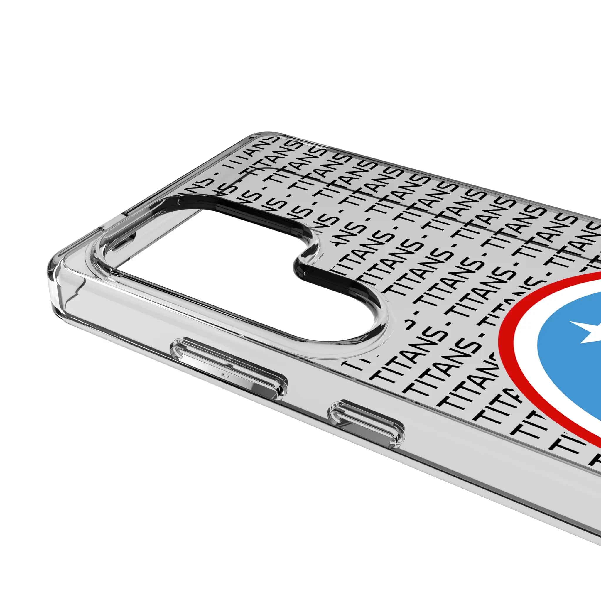 Tennessee Titans Text Backdrop Clear Phone Case for Samsung Galaxy