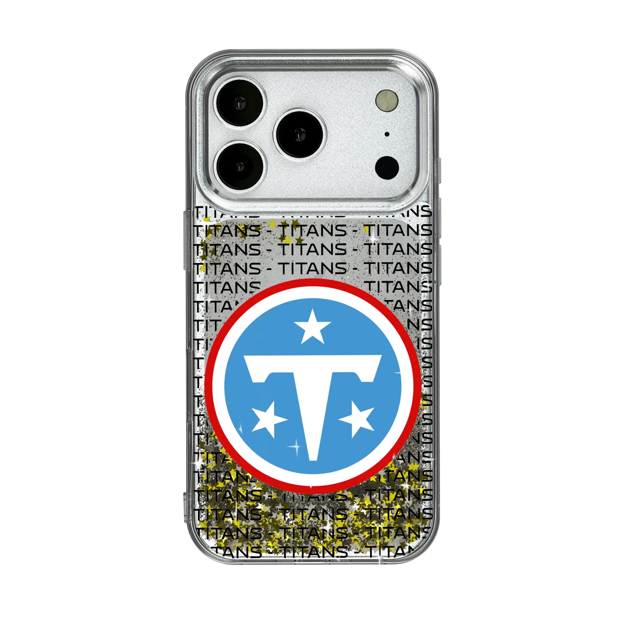 Tennessee Titans Text Backdrop Glitter Phone Case