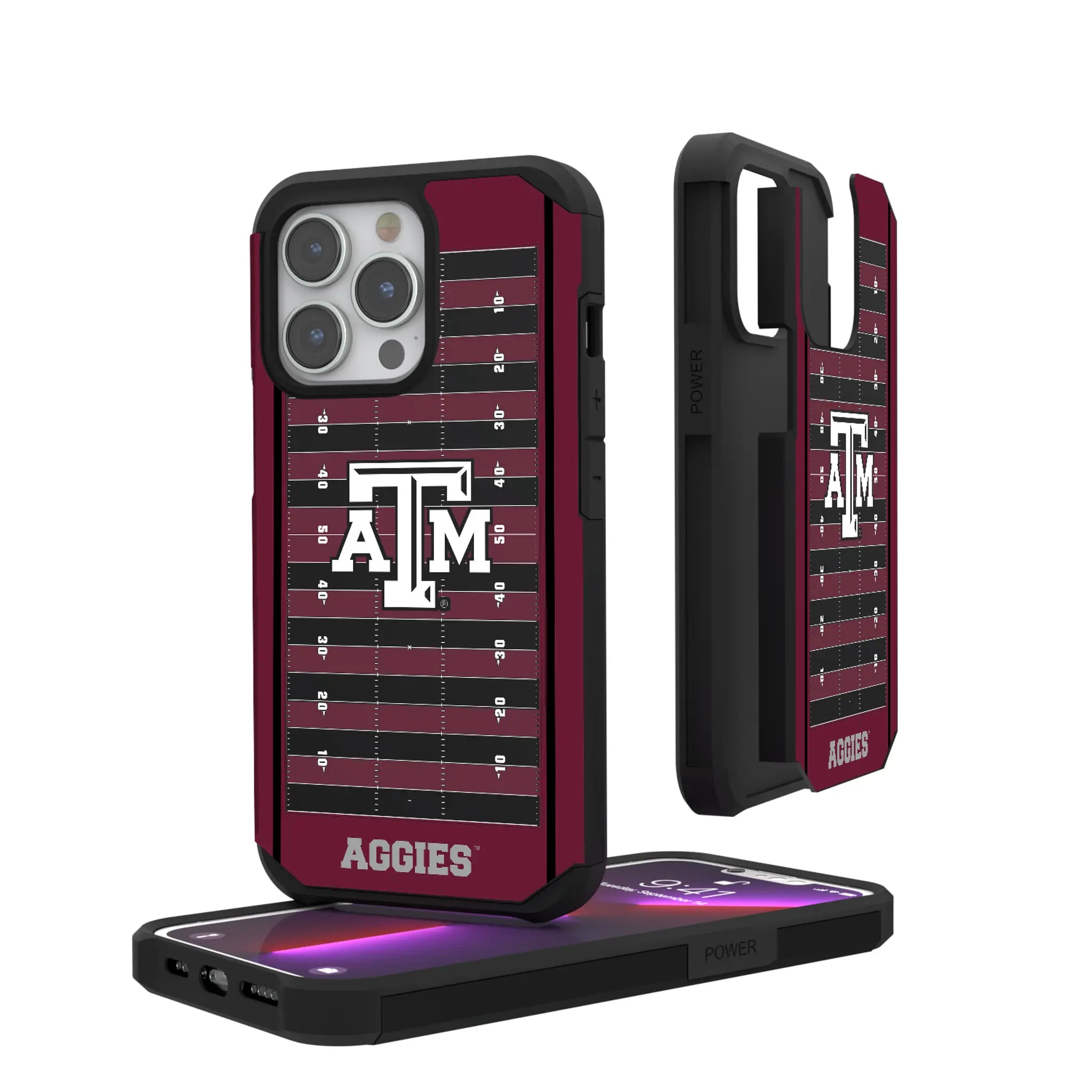 Texas A&M University Aggies Field Rugged Phone Case