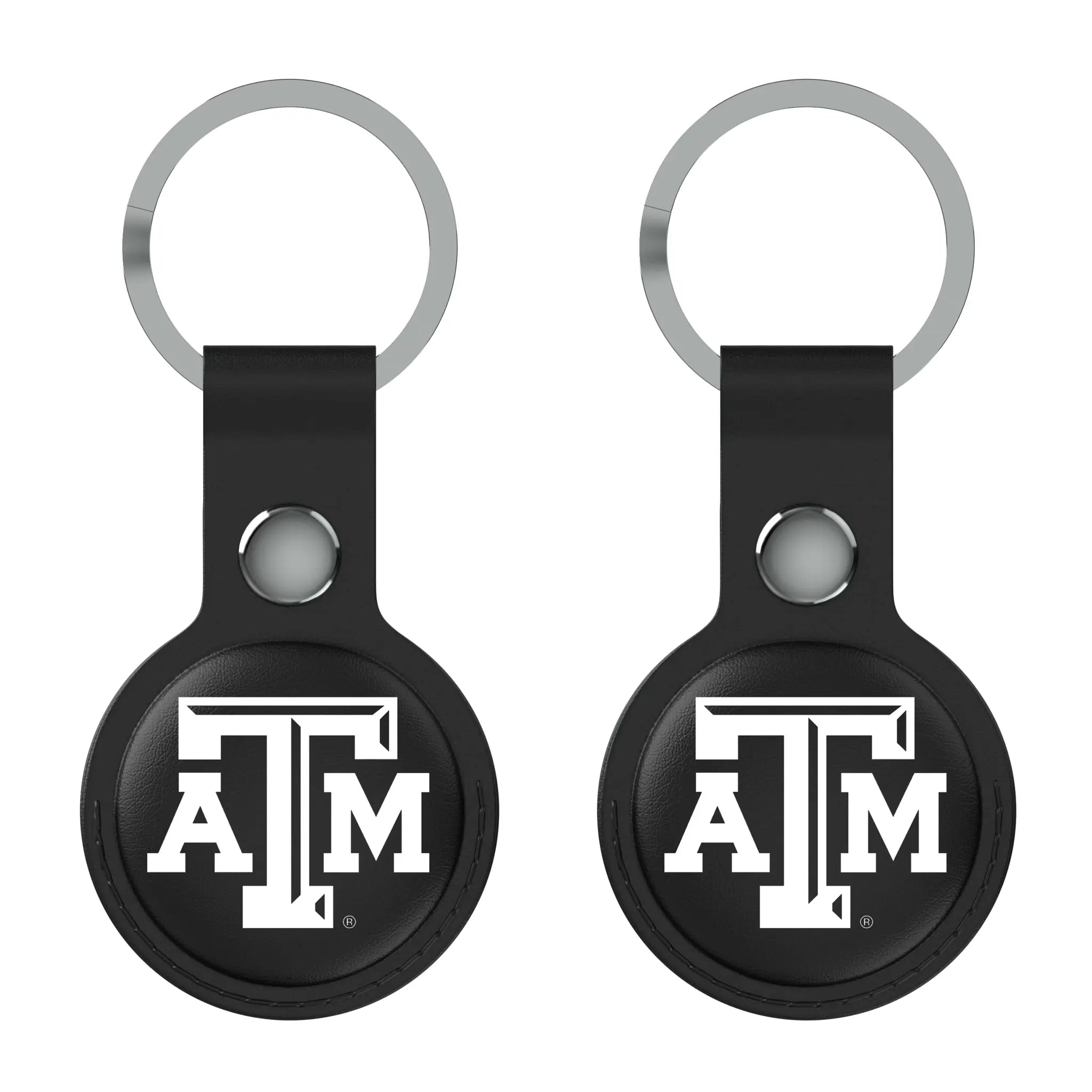 Texas A&M University Aggies Insignia Black Airtag Holder 2-Pack