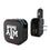 Texas A&M University Aggies Linen 2 in 1 USB A/C Charger