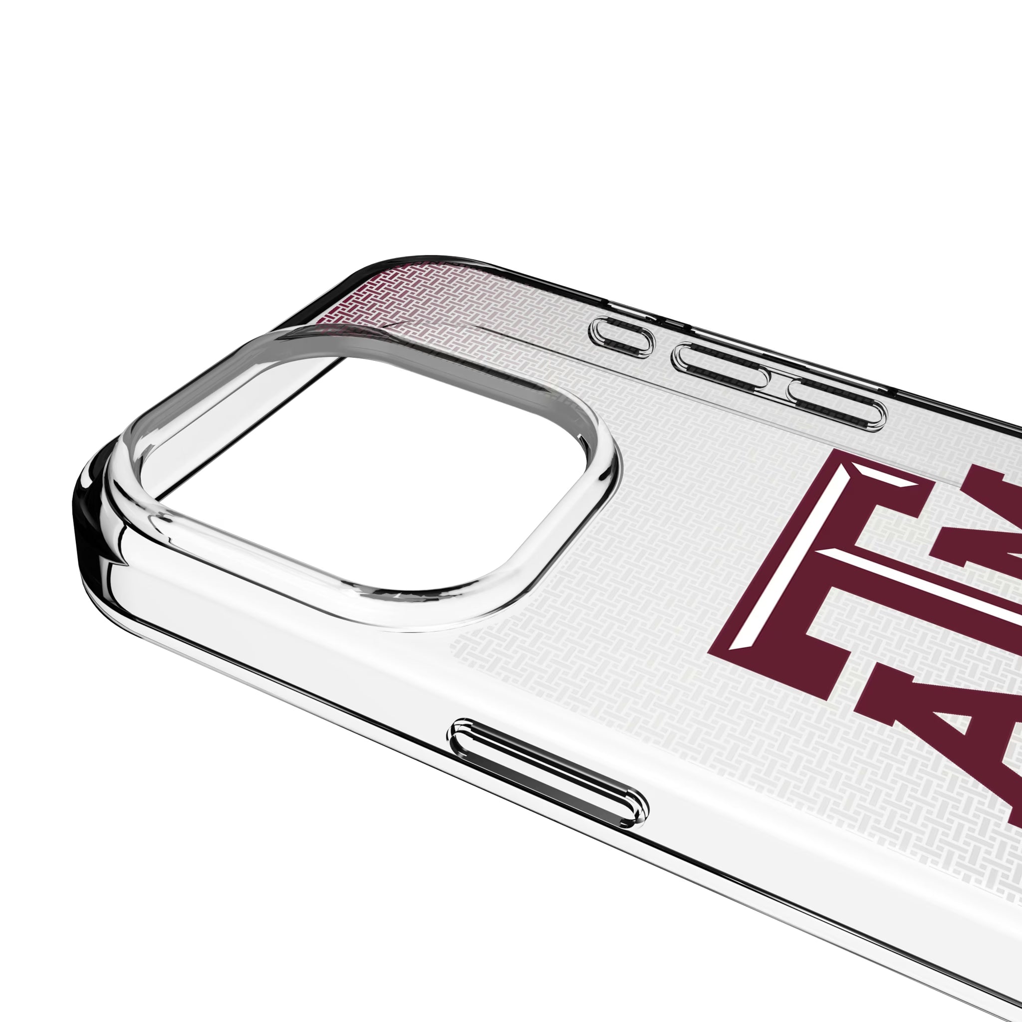 Texas A&M University Aggies Linen Clear Phone Case for Apple iPhone