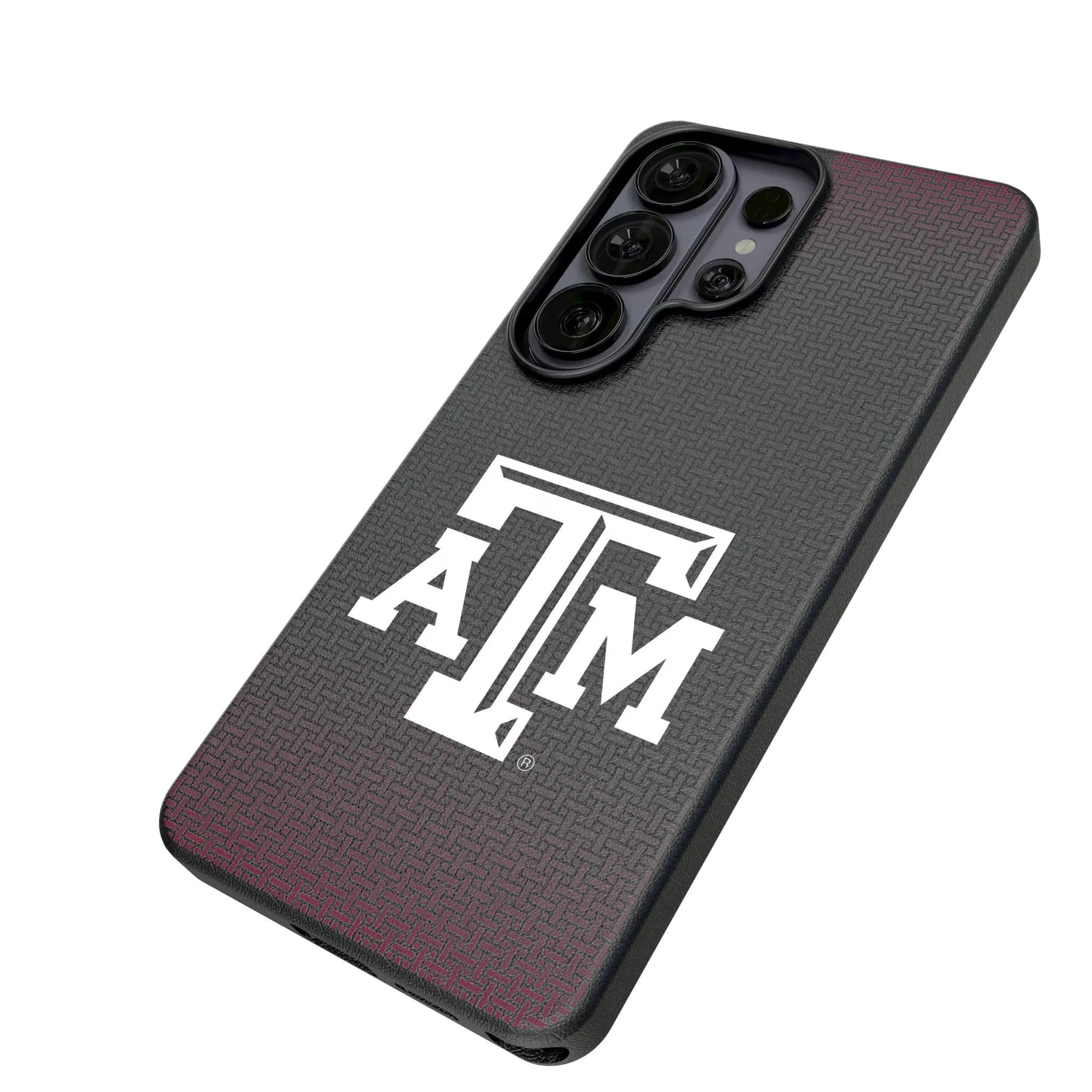 Texas A&M University Aggies Linen MagSafe Compatible Phone Case for Samsung Galaxy