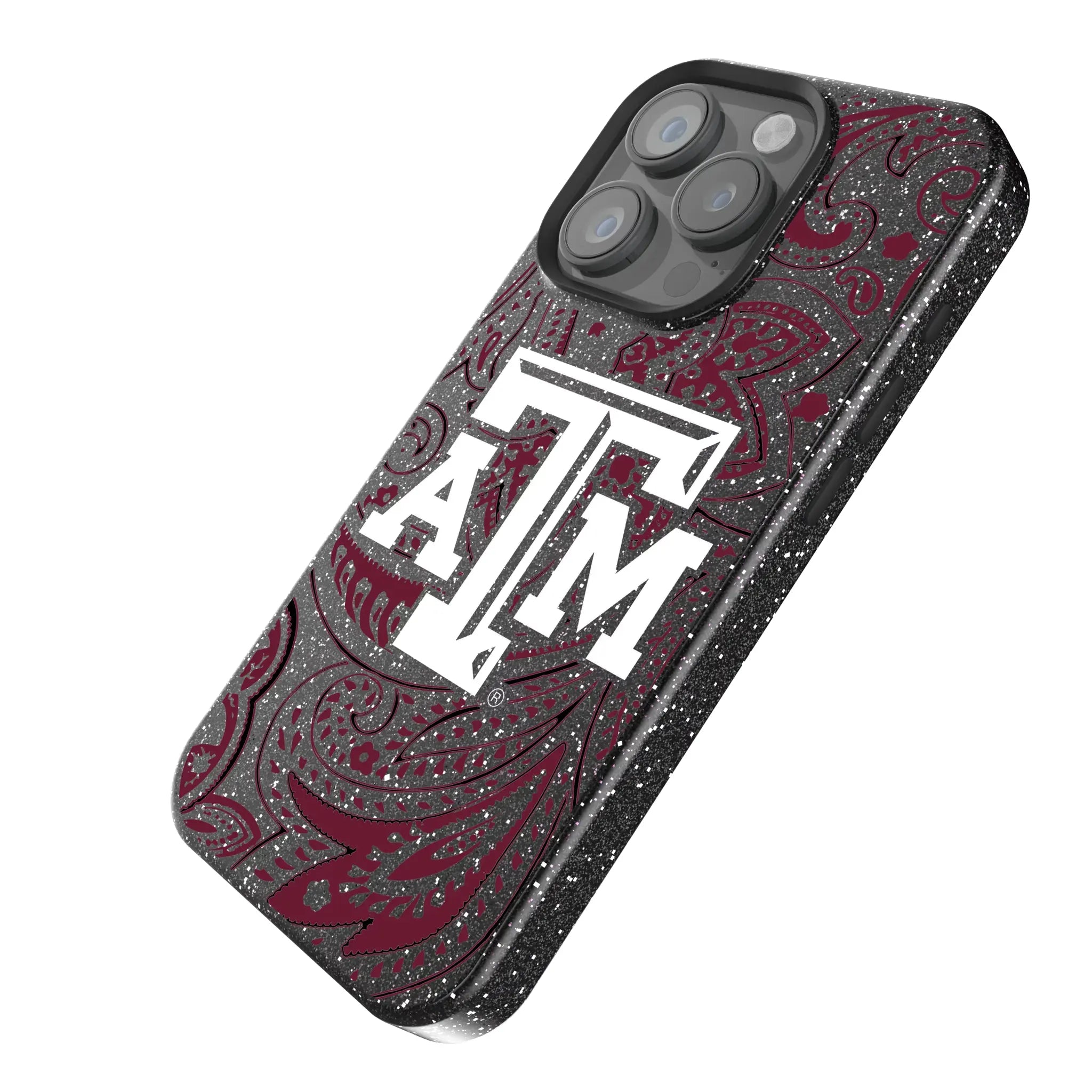 Texas A&M University Aggies Paisley Bling Phone Case