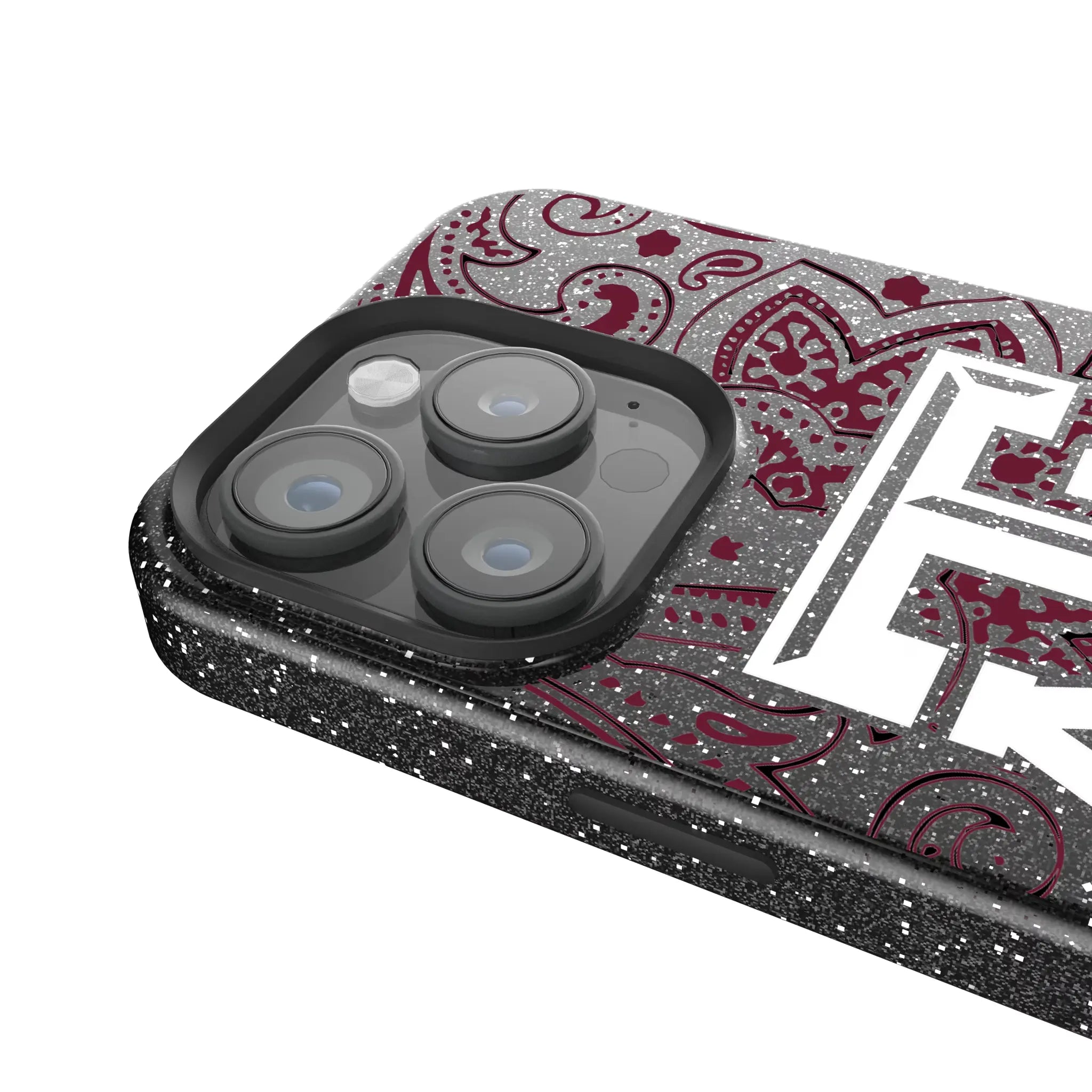 Texas A&M University Aggies Paisley Bling Phone Case