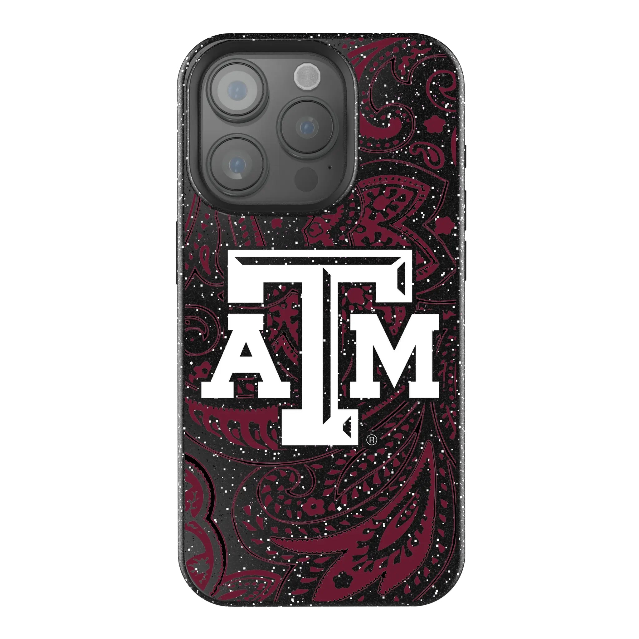 Texas A&M University Aggies Paisley Bling Phone Case