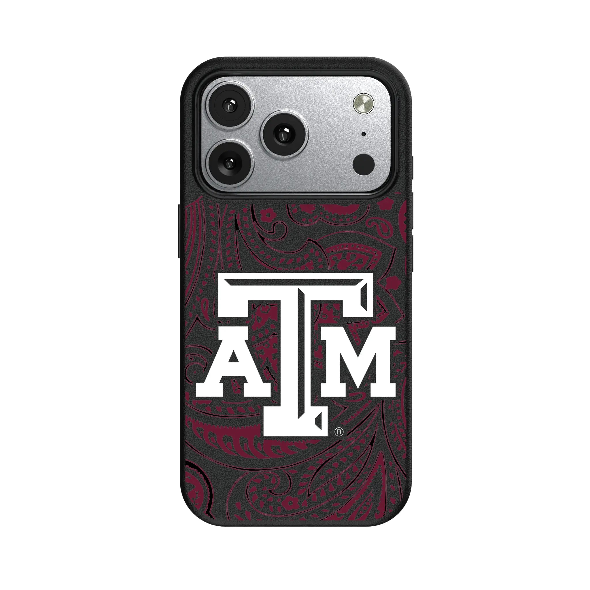 Texas A&M University Aggies Paisley MagSafe Compatible Phone Case for Apple iPhone