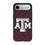 Texas A&M University Aggies Plaid MagSafe Compatible Phone Case for Apple iPhone