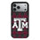 Texas A&M University Aggies Plaid MagSafe Compatible Phone Case for Apple iPhone