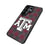 Texas A&M University Aggies Plaid MagSafe Compatible Phone Case for Samsung Galaxy
