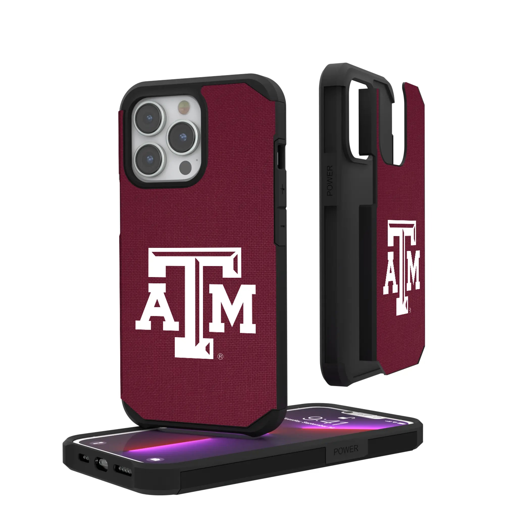 Texas A&M University Aggies Solid Rugged Phone Case
