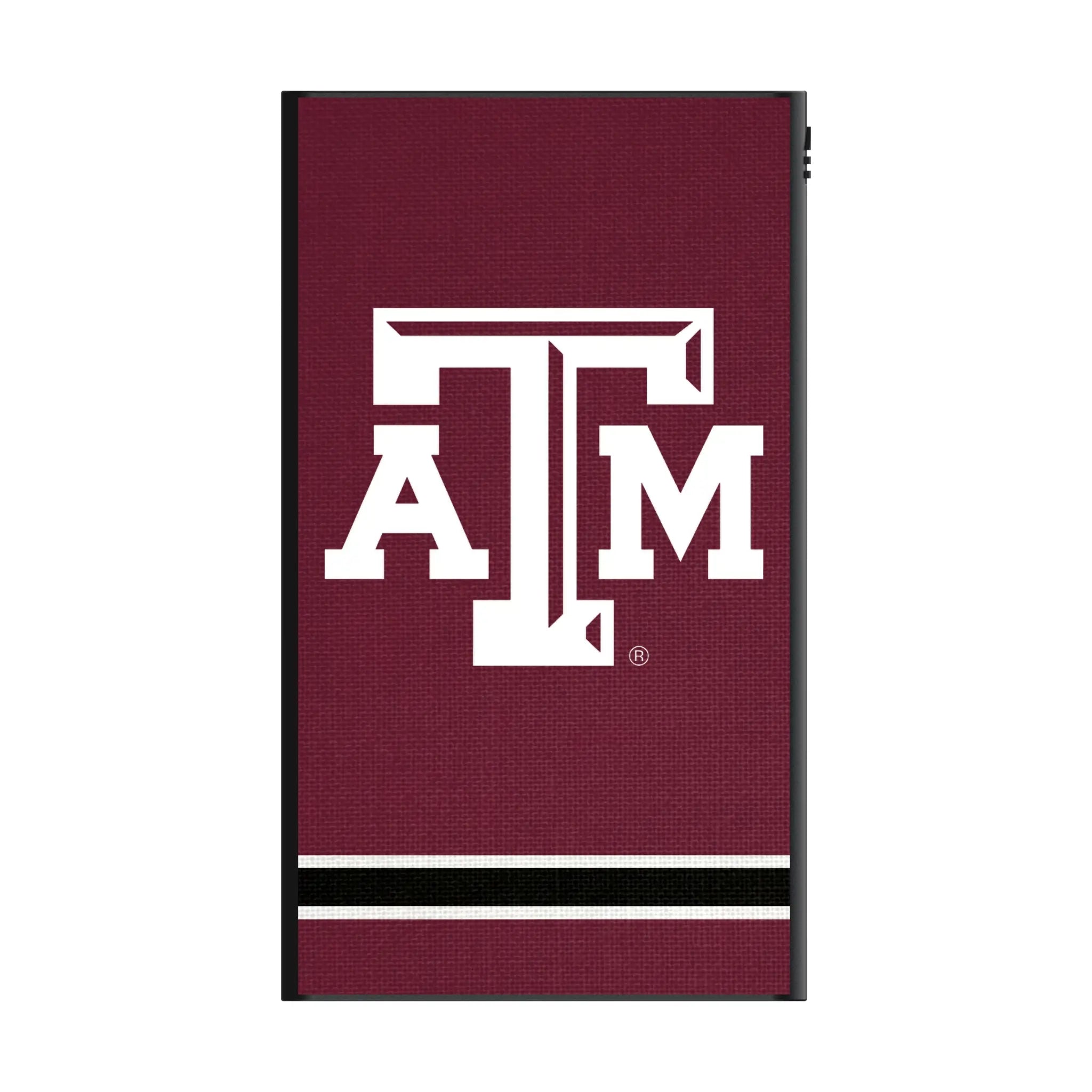 Texas A&M University Aggies Stripe 5000mAh Flat Powerbank