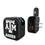 Texas A&M University Aggies Text Backdrop 2 in 1 USB A/C Charger