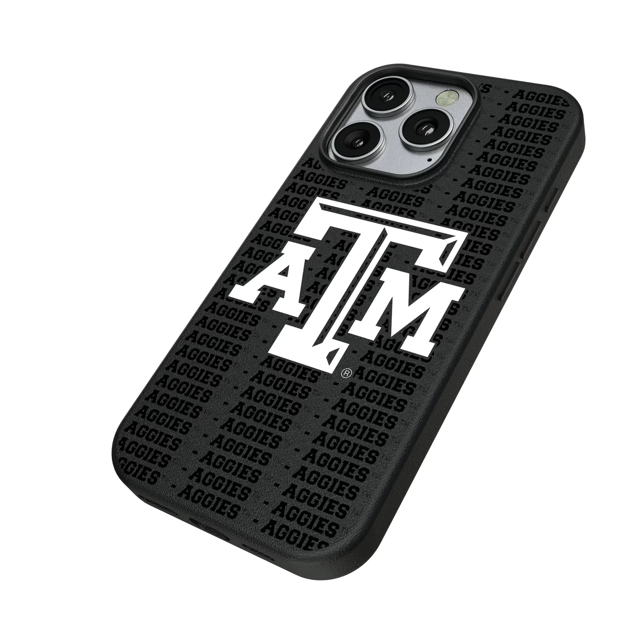 Texas A&M University Aggies Text Backdrop MagSafe Compatible Phone Case for Apple iPhone