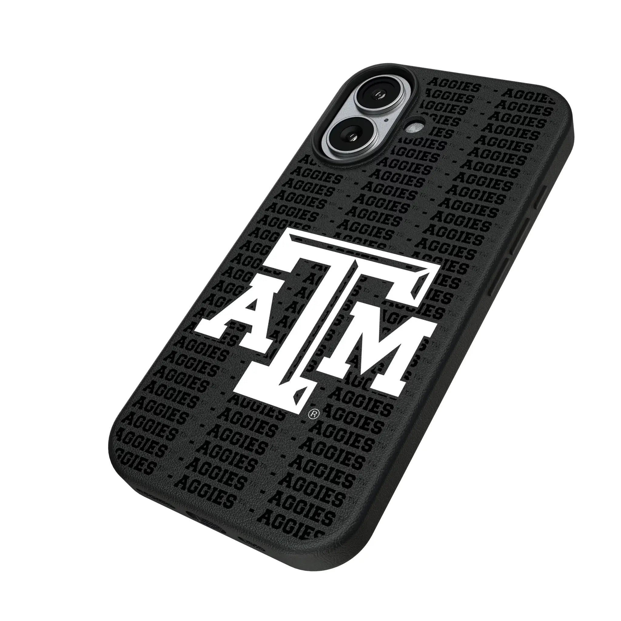 Texas A&M University Aggies Text Backdrop MagSafe Compatible Phone Case for Apple iPhone