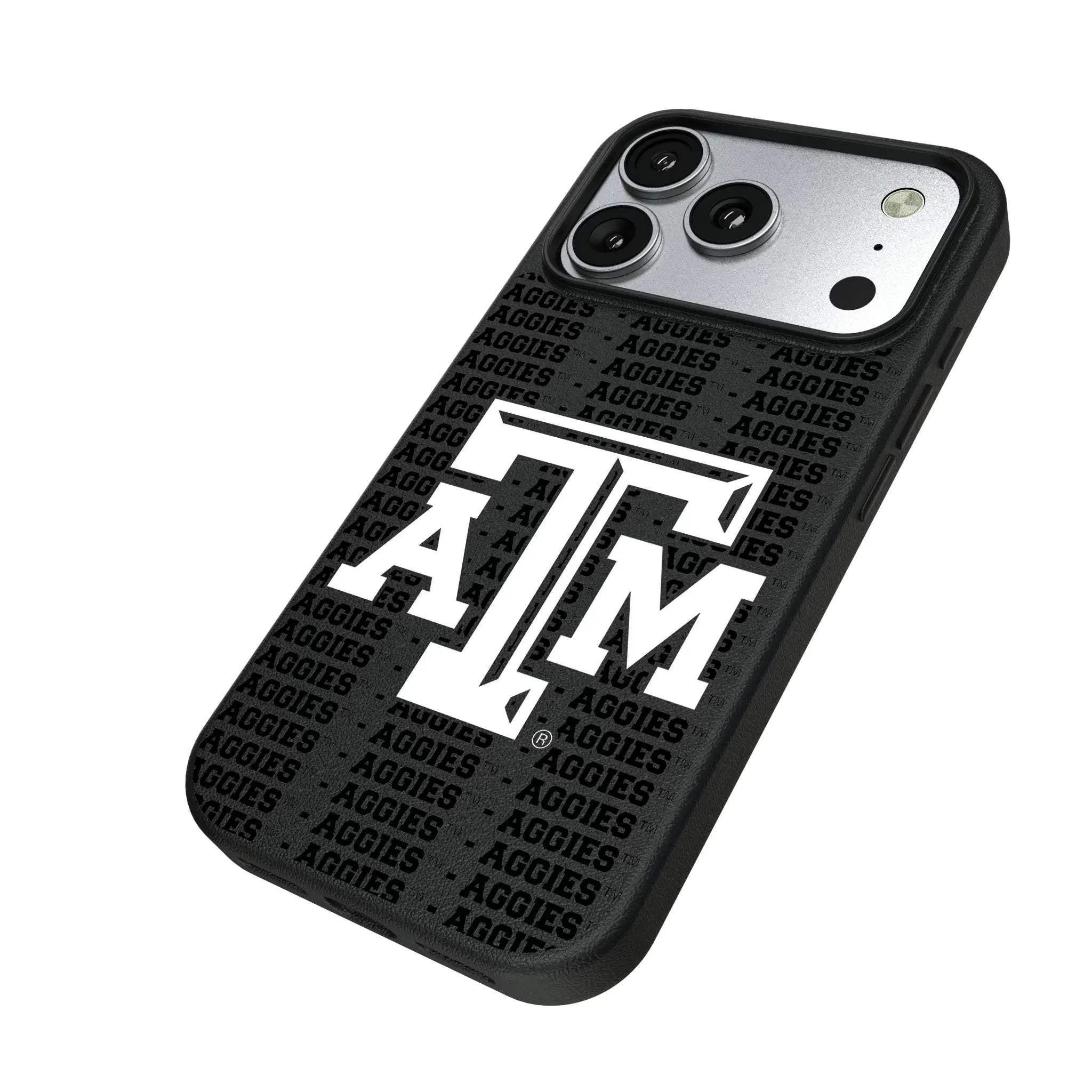Texas A&M University Aggies Text Backdrop MagSafe Compatible Phone Case for Apple iPhone