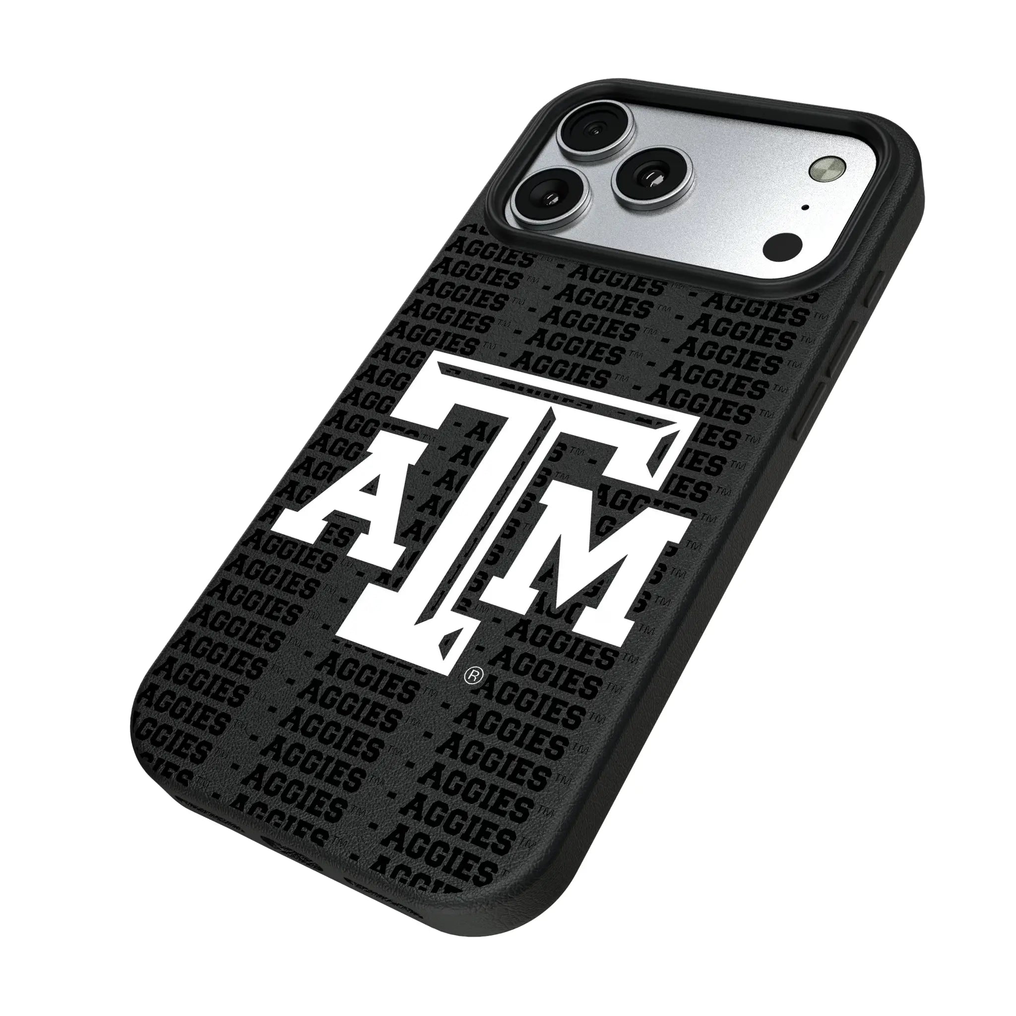 Texas A&M University Aggies Text Backdrop MagSafe Compatible Phone Case for Apple iPhone