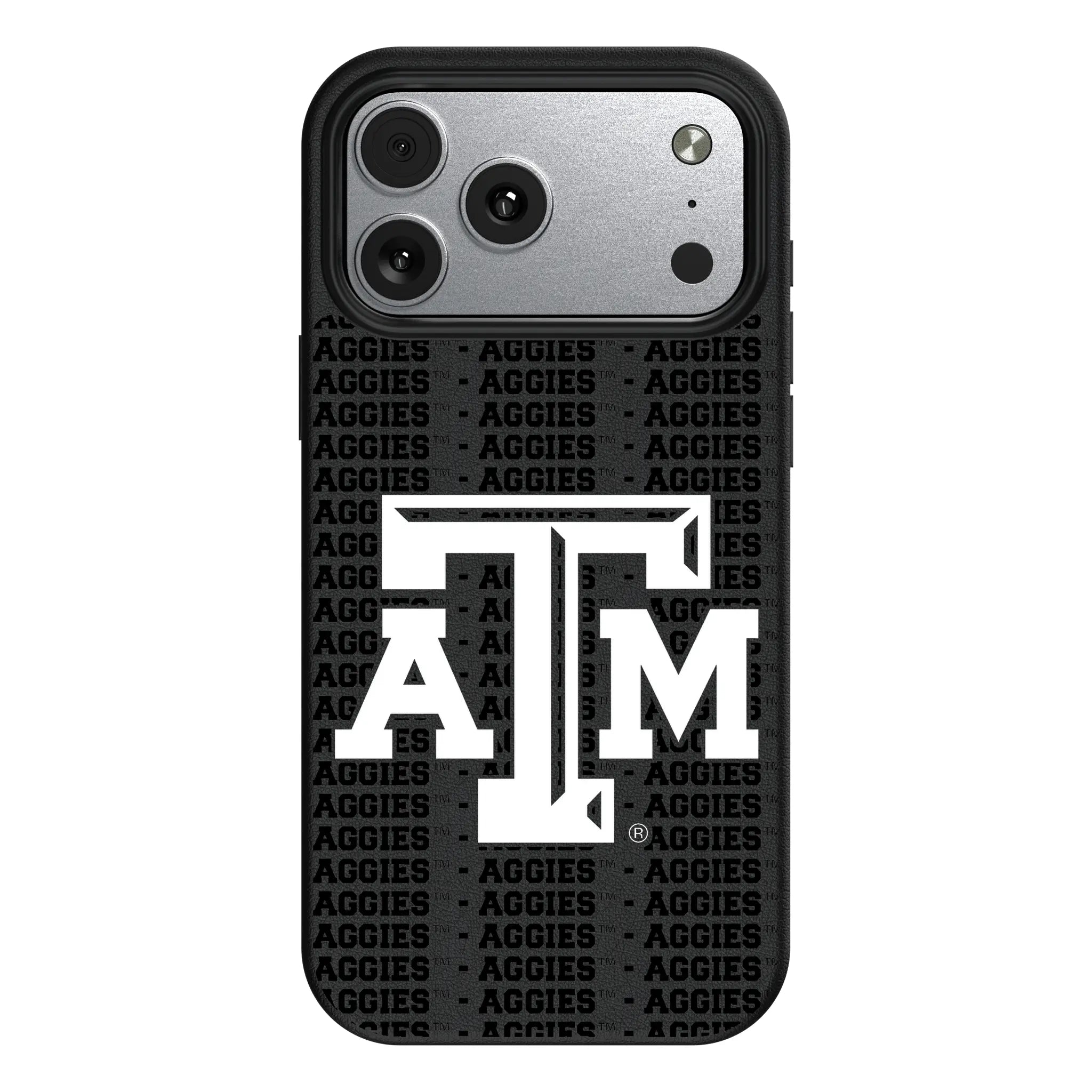 Texas A&M University Aggies Text Backdrop MagSafe Compatible Phone Case for Apple iPhone