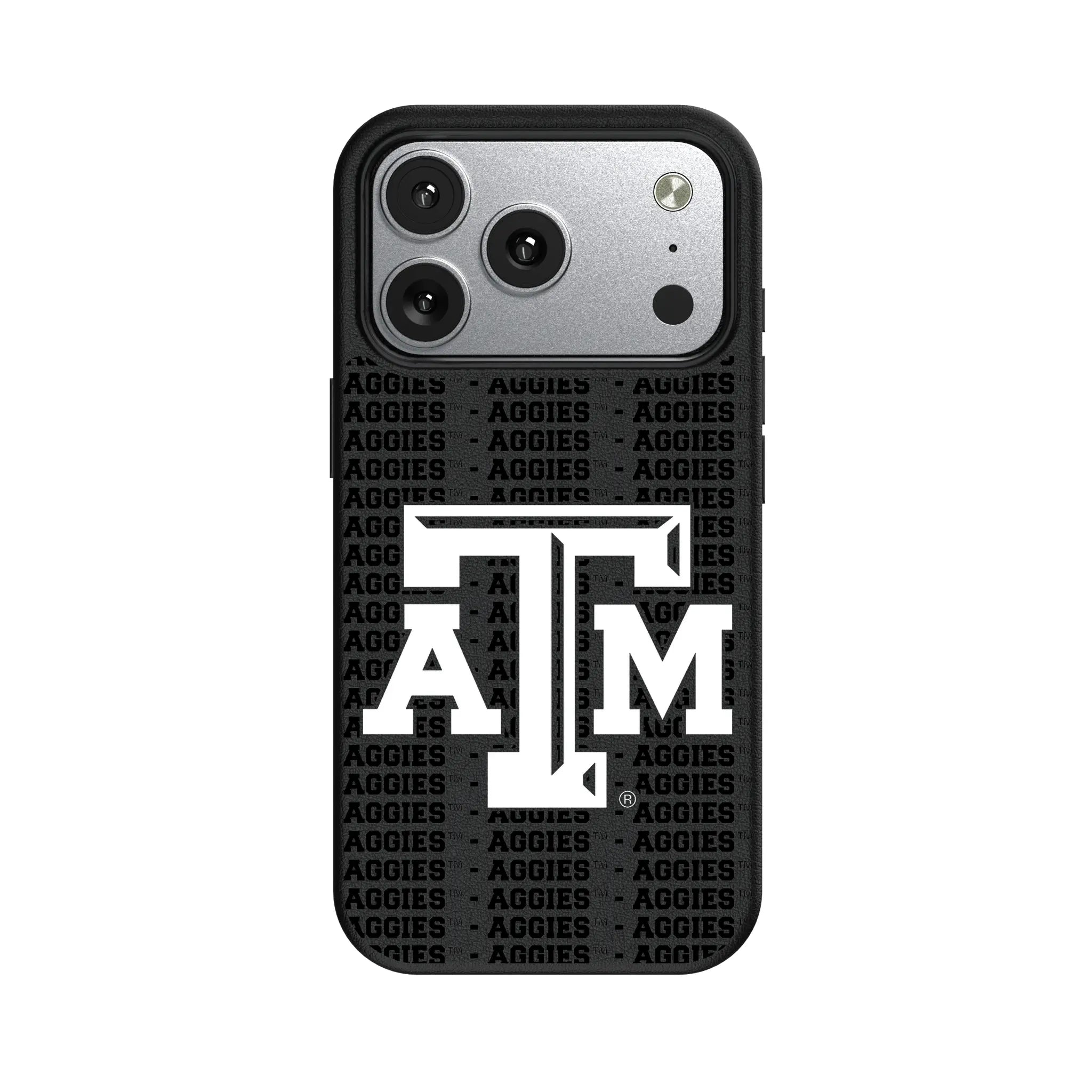 Texas A&M University Aggies Text Backdrop MagSafe Compatible Phone Case for Apple iPhone