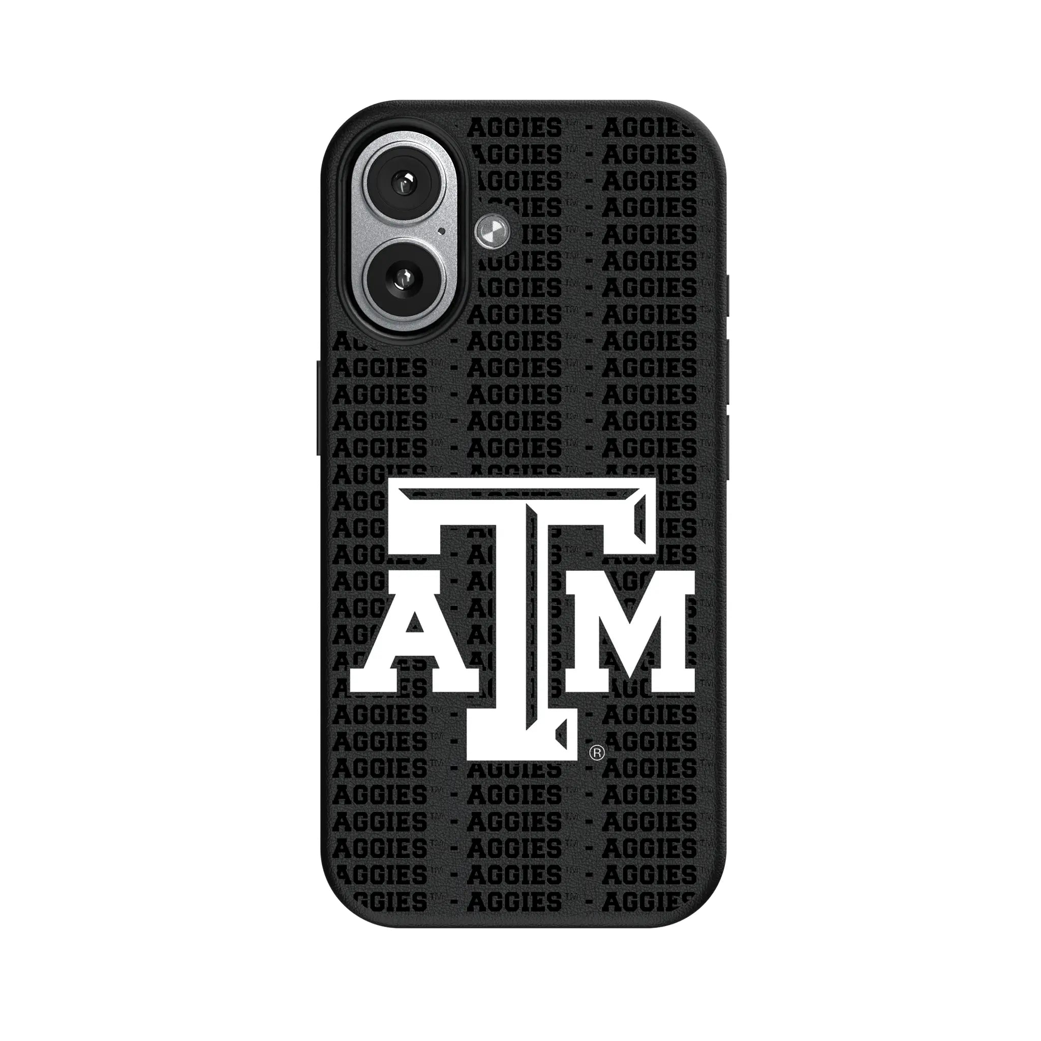 Texas A&M University Aggies Text Backdrop MagSafe Compatible Phone Case for Apple iPhone
