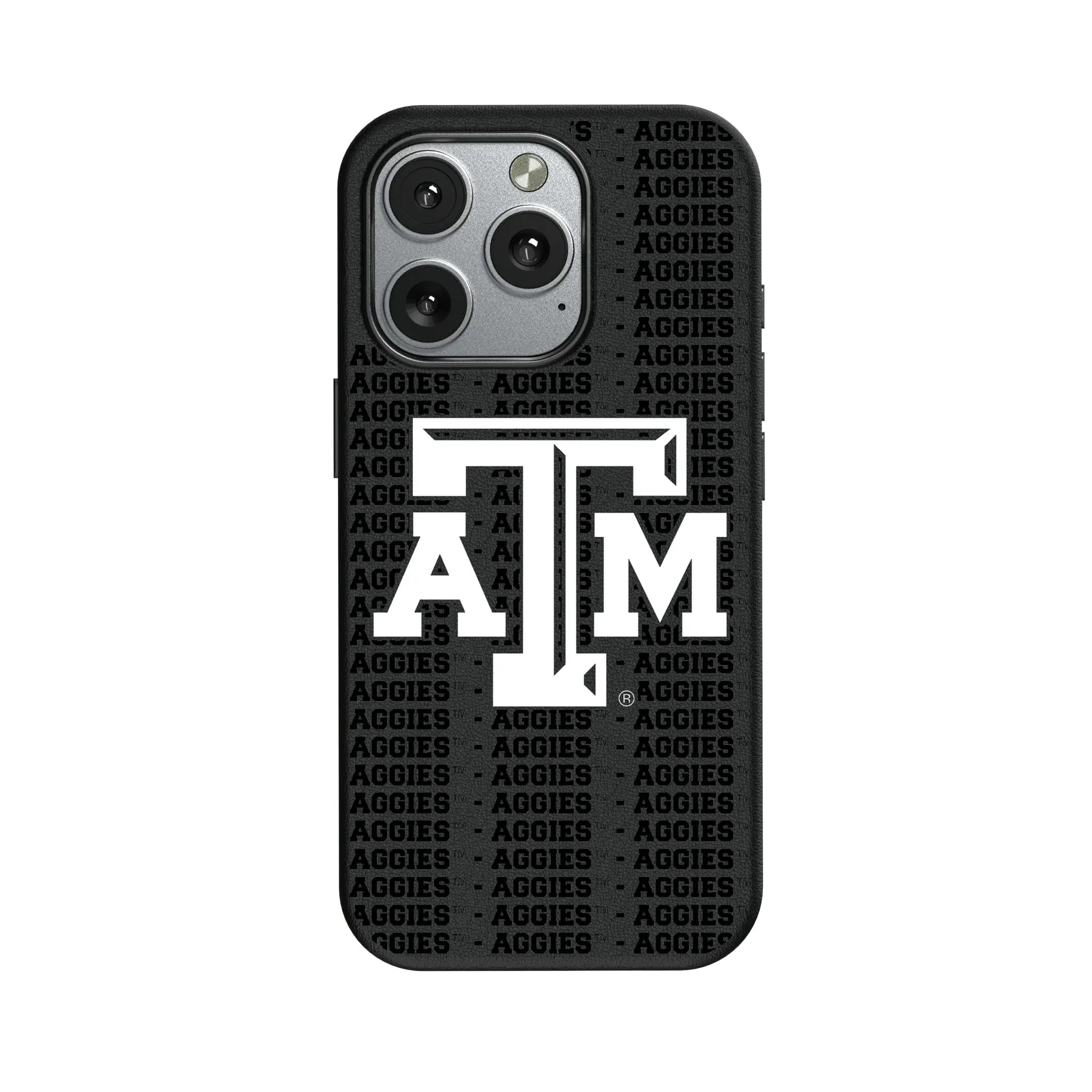Texas A&M University Aggies Text Backdrop MagSafe Compatible Phone Case for Apple iPhone