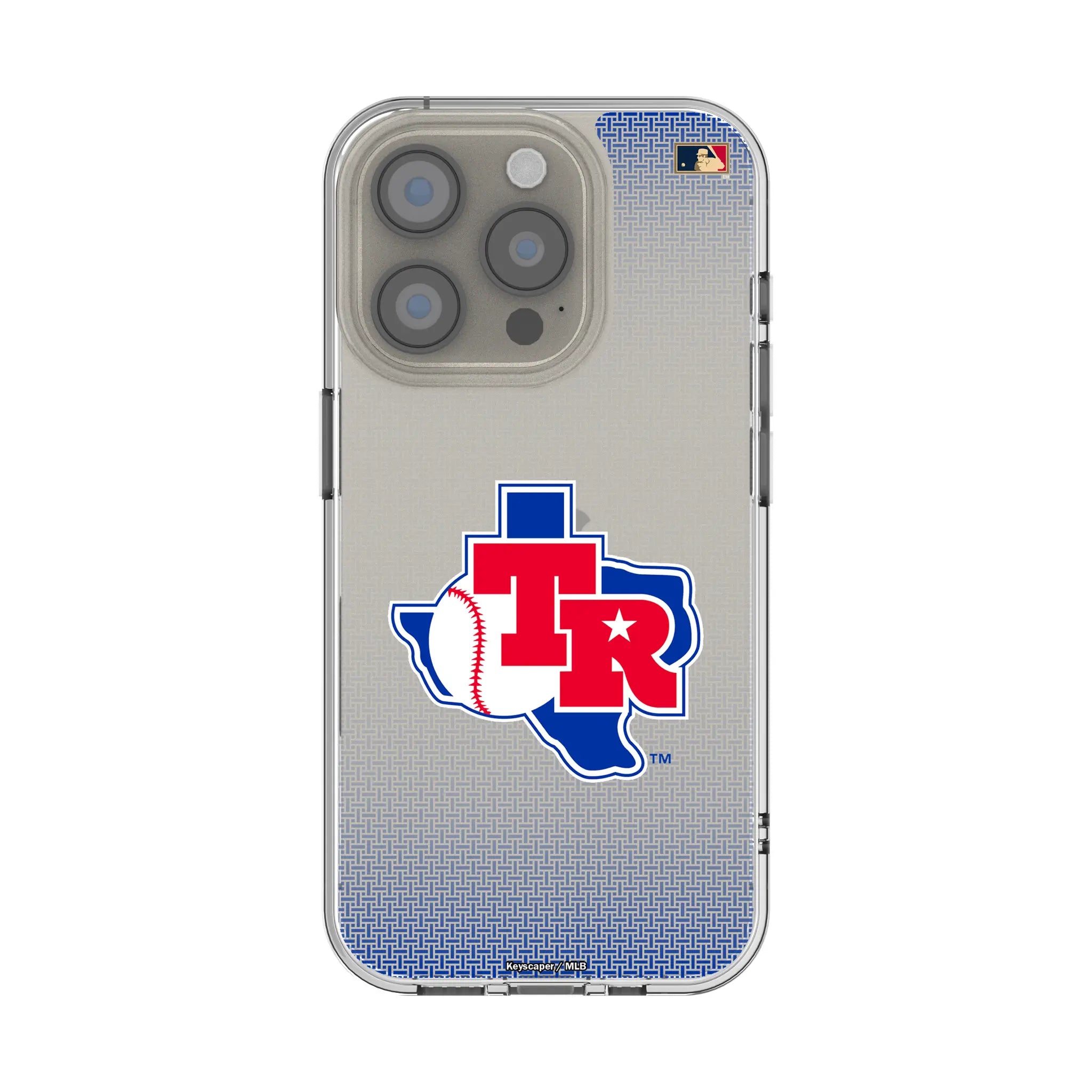 Texas Rangers 1981-1983 - Cooperstown Collection Linen Clear Phone Case for Apple iPhone