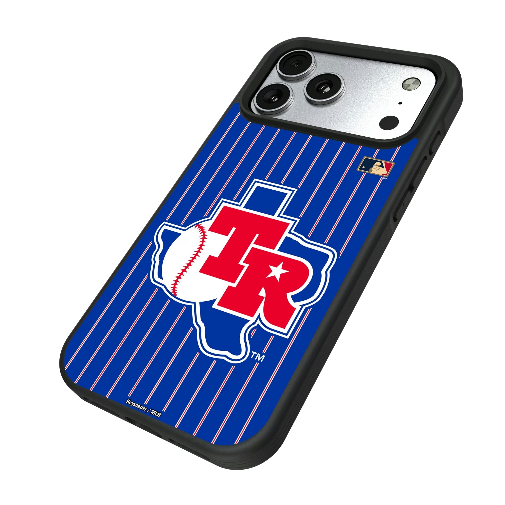 Texas Rangers 1981-1983 - Cooperstown Collection Pinstripe Bump Phone Case - Sports Gifts, Sports Memorabilia, Sports Collectibles, Fan Shop