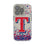 Texas Rangers Confetti Clear Phone Case for Apple iPhone