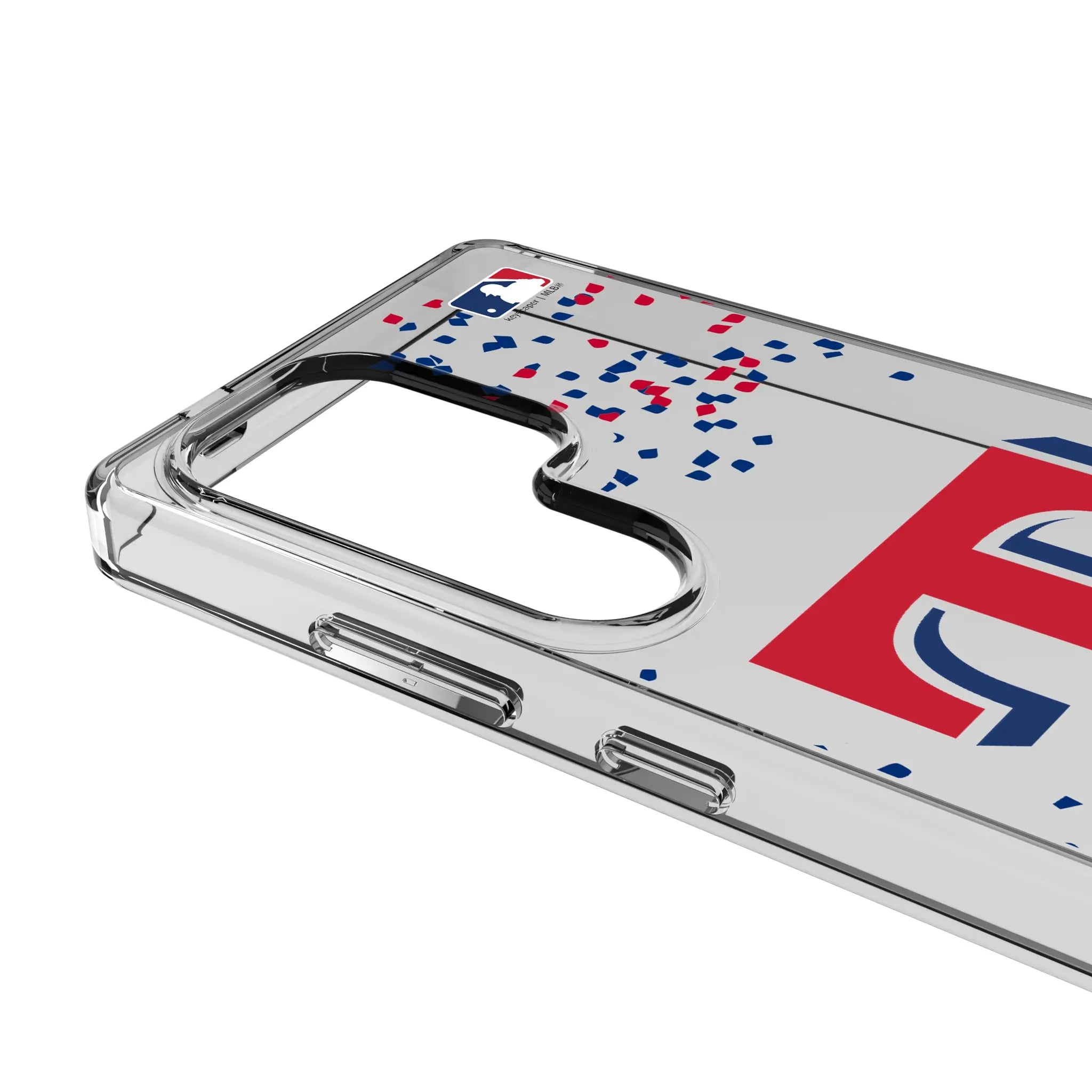 Texas Rangers Confetti Clear Phone Case for Samsung Galaxy
